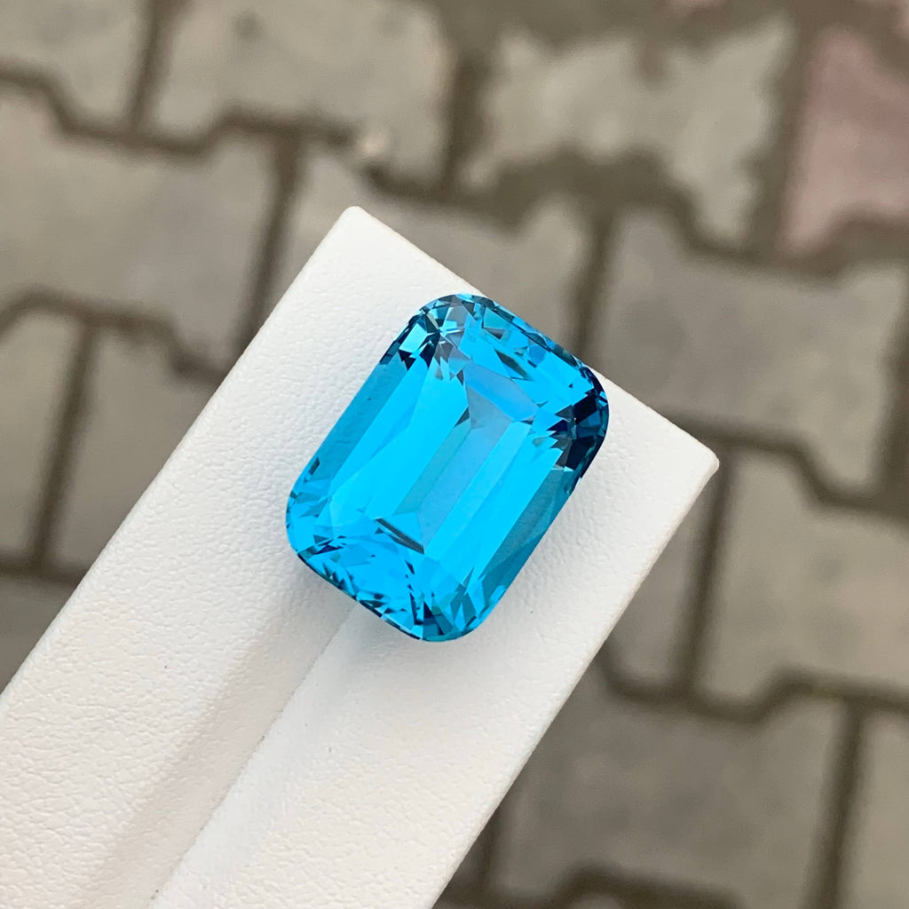 39.85 Carats Swiss Blue Topaz