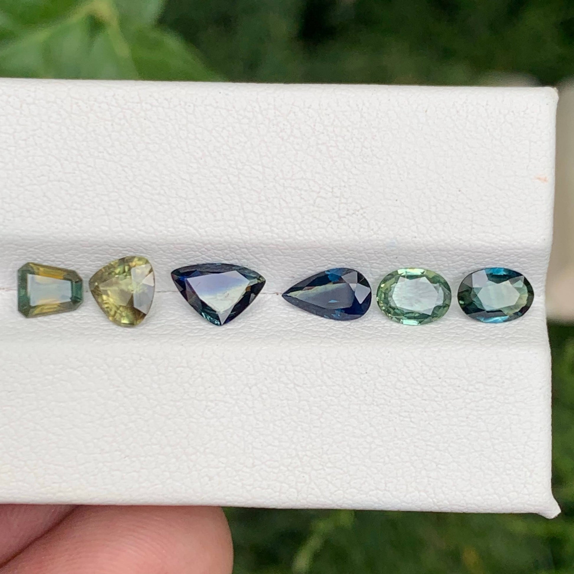 3.45 Ct Natural Loose Teal Sapphire Lot