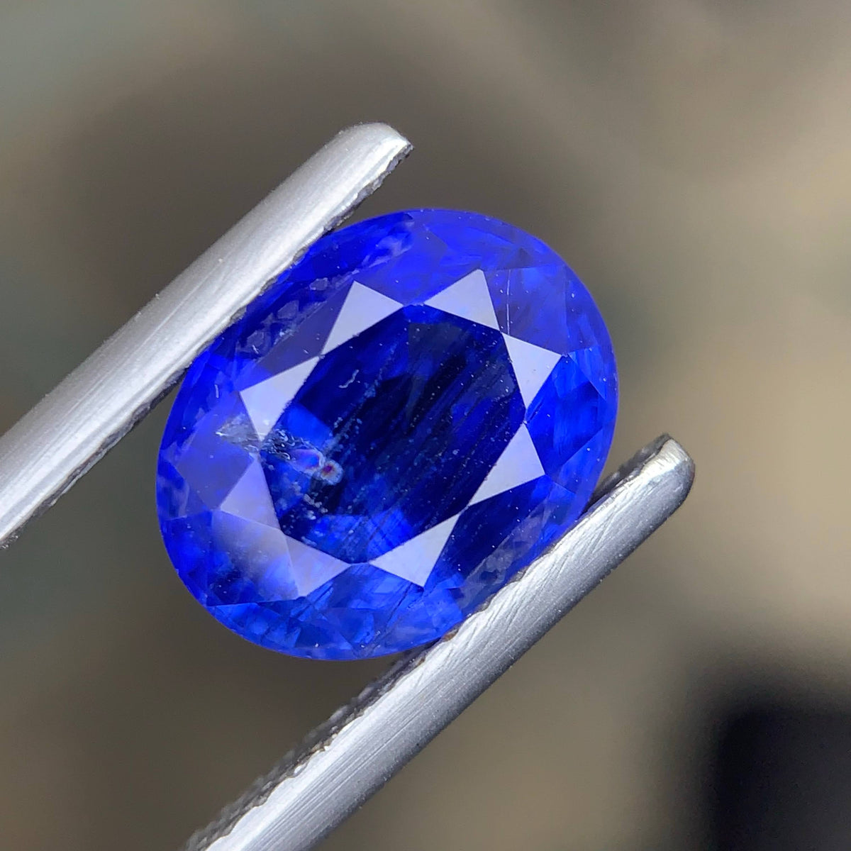 3.68 Carat Natural Loose Certified Blue Sapphire Stone Oval Cut Sri Lankan Gemstone