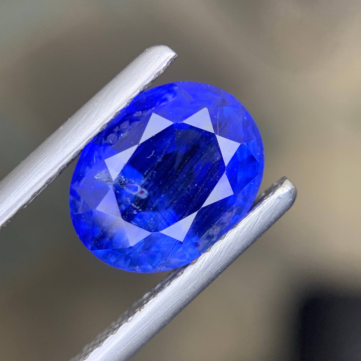 3.68 Carat Natural Loose Certified Blue Sapphire Stone Oval Cut Sri Lankan Gemstone