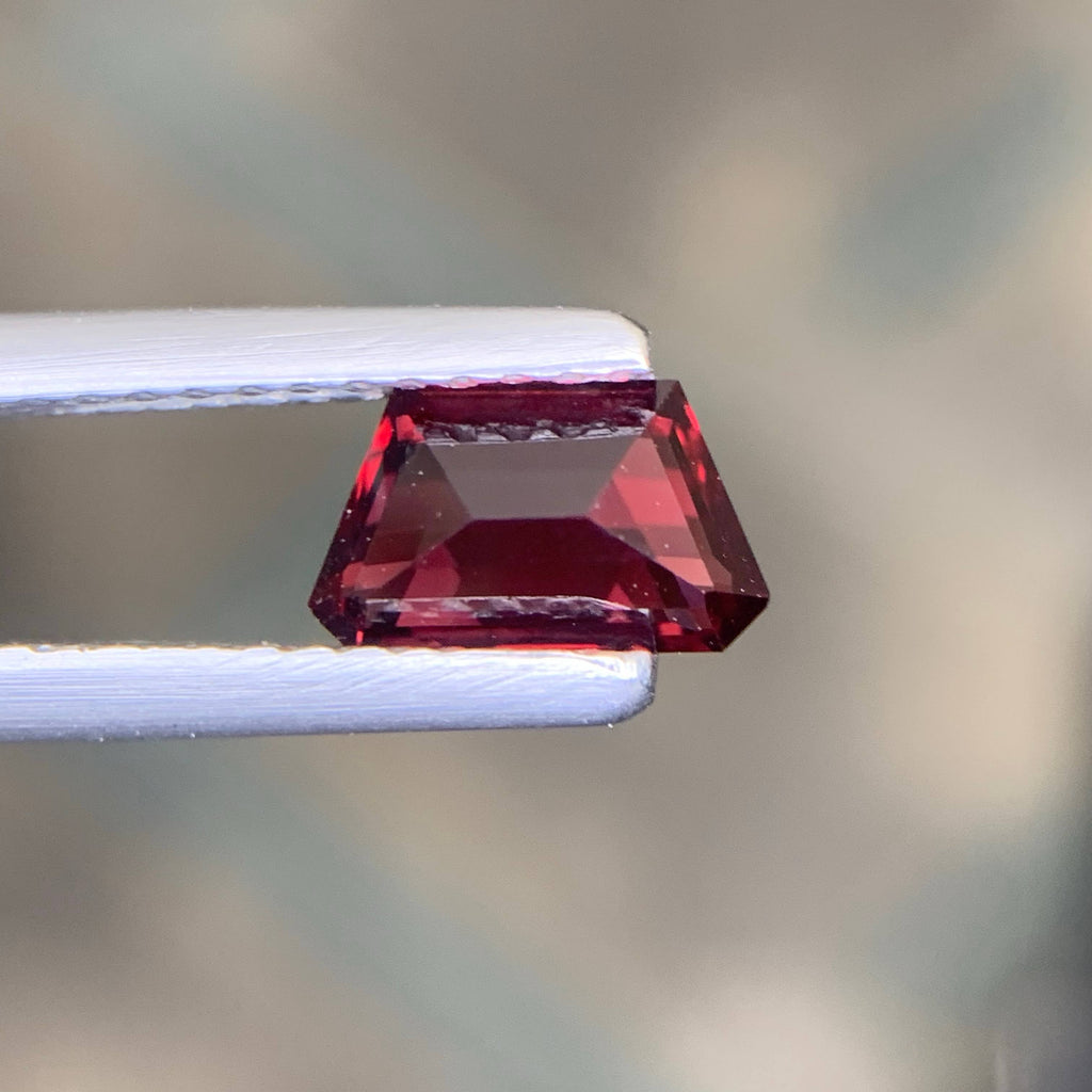 0.85 Carat Natural Loose Red Color Spinel Stone Fancy Cut Burma Gemstone