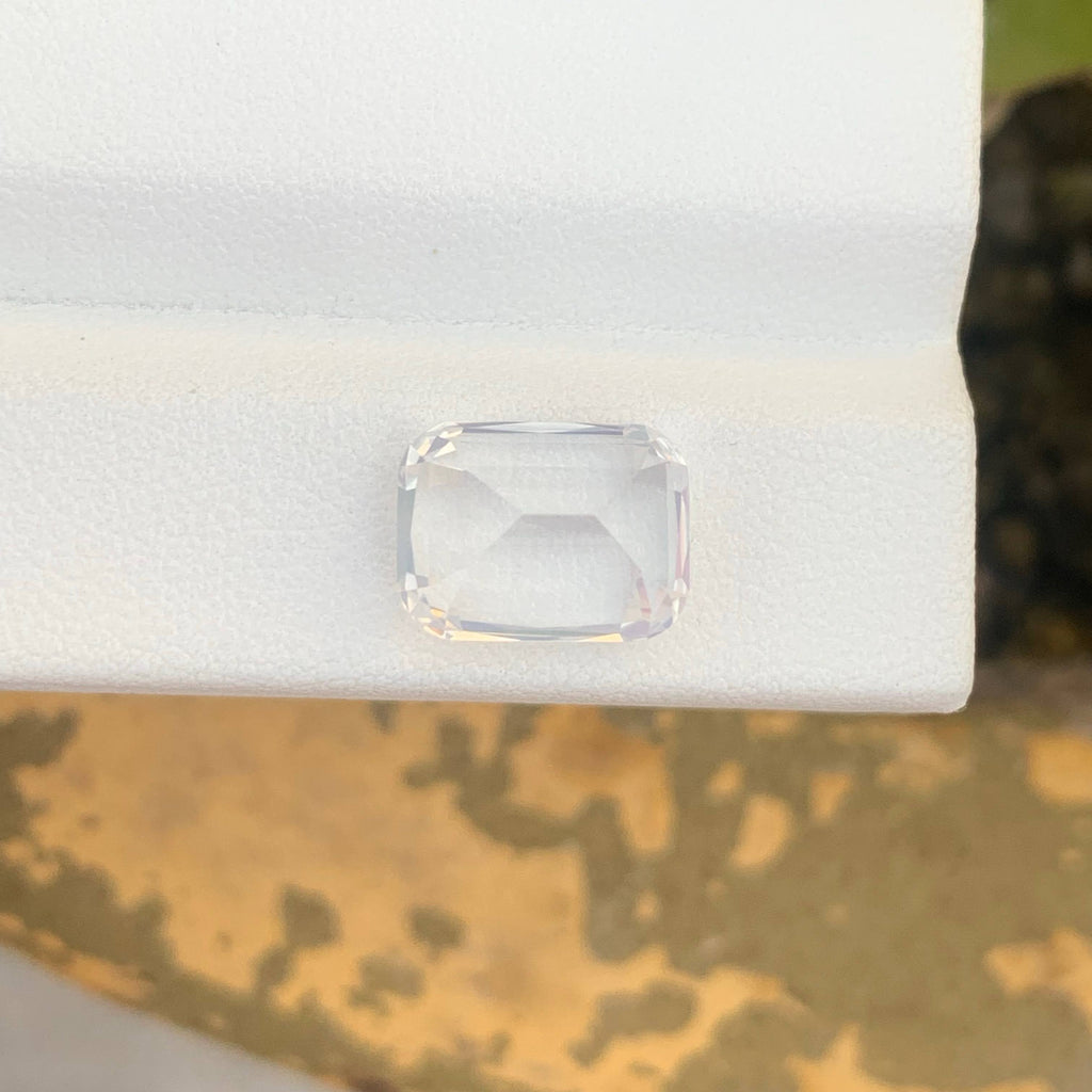 5.30 Carat Milky Quartz Cushion Cut Africa Eye Clean Untreated Gem