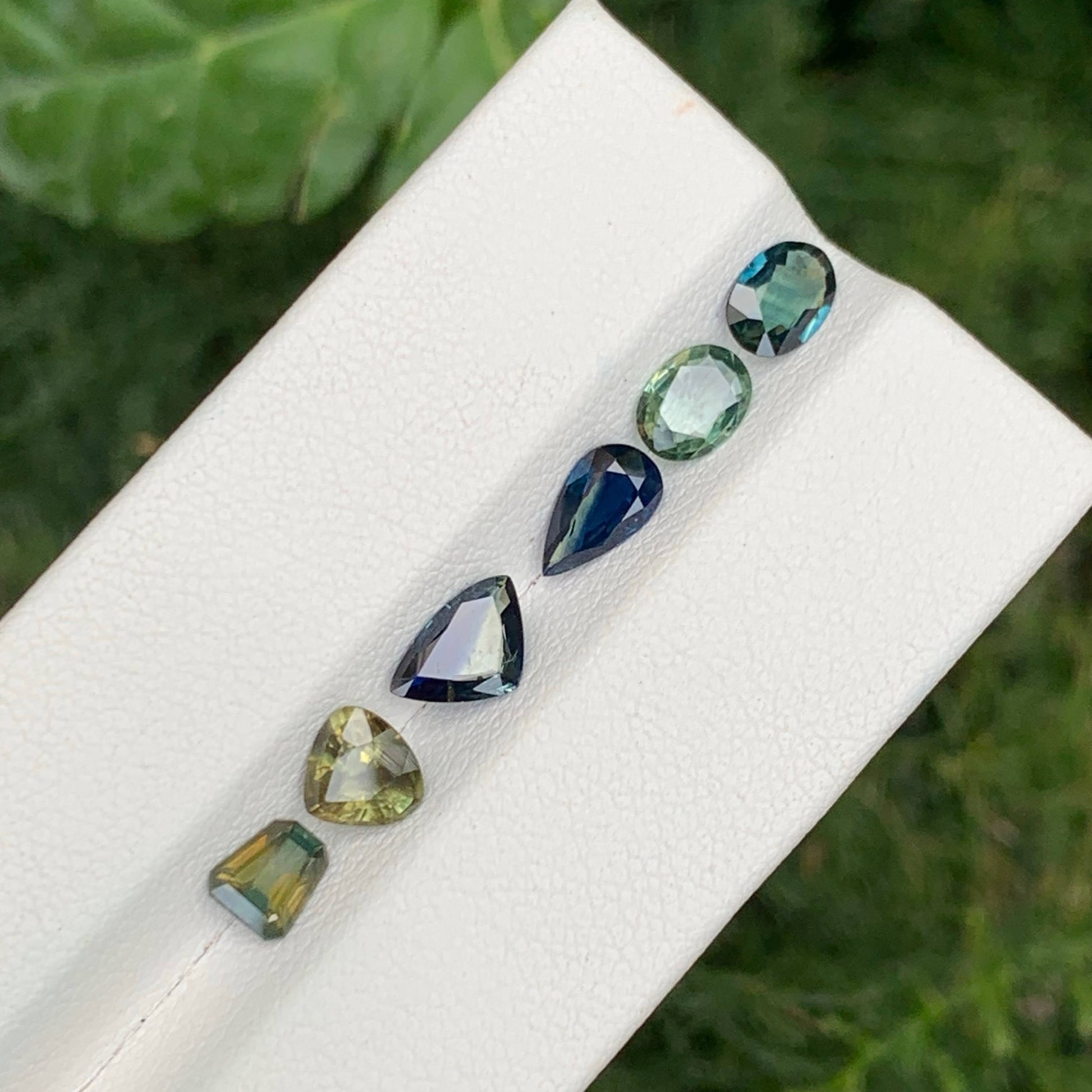 3.45 Ct Natural Loose Teal Sapphire Lot