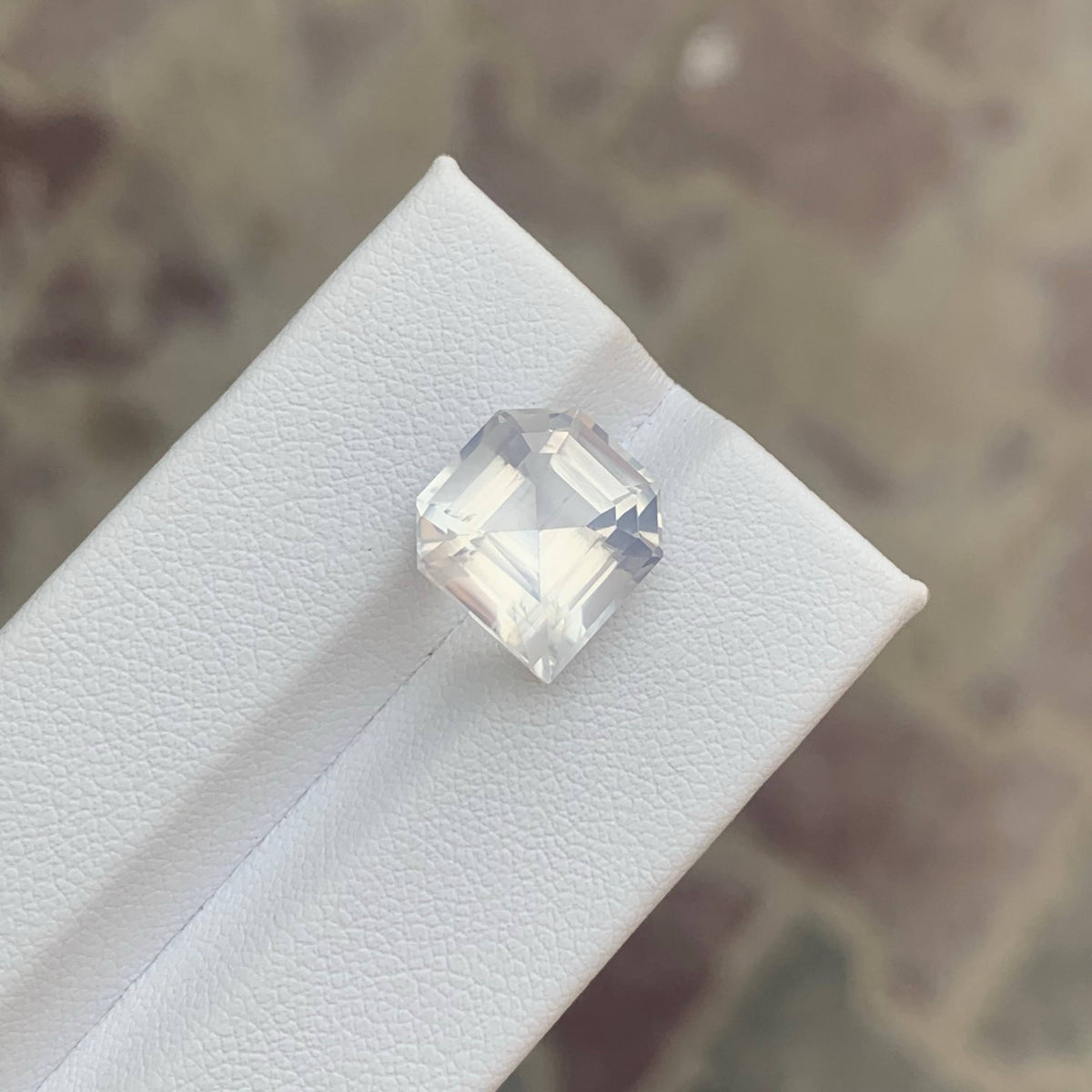 6.40 Carat Milky Quartz Fancy Cut Africa VVS Untreated
