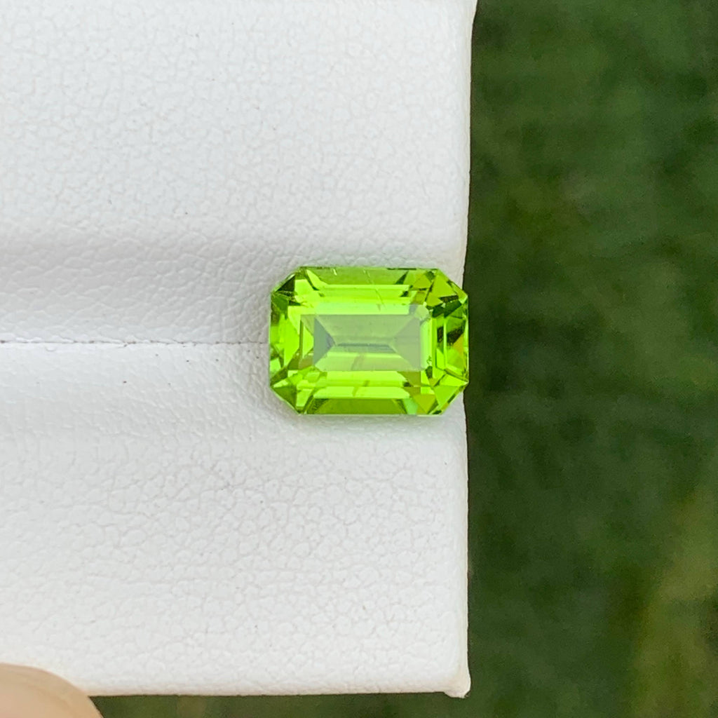 3.65 Carat Apple Green Peridot