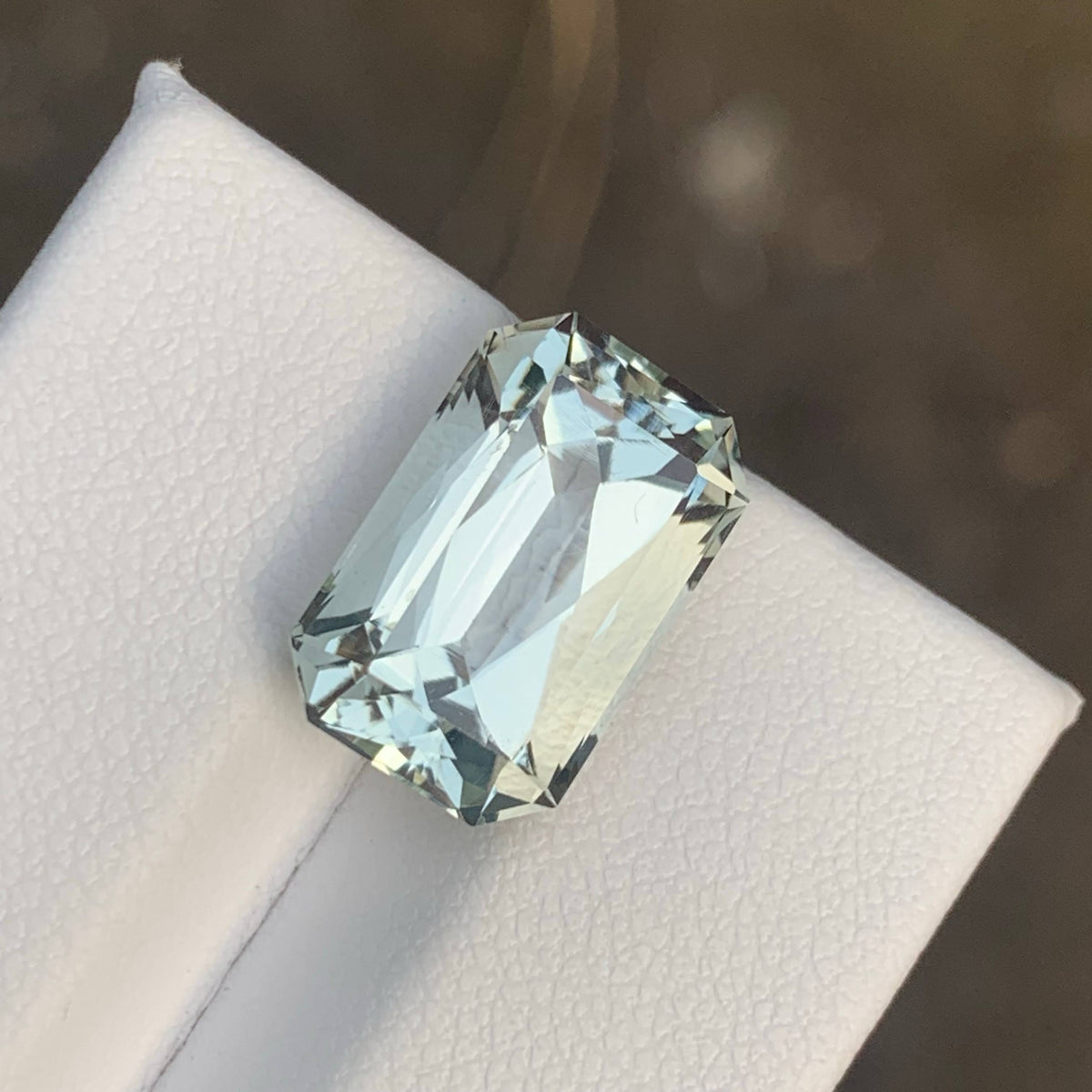 7.40 Carat Loose Green Amethyst Stone Cushion Cut African Gemstone