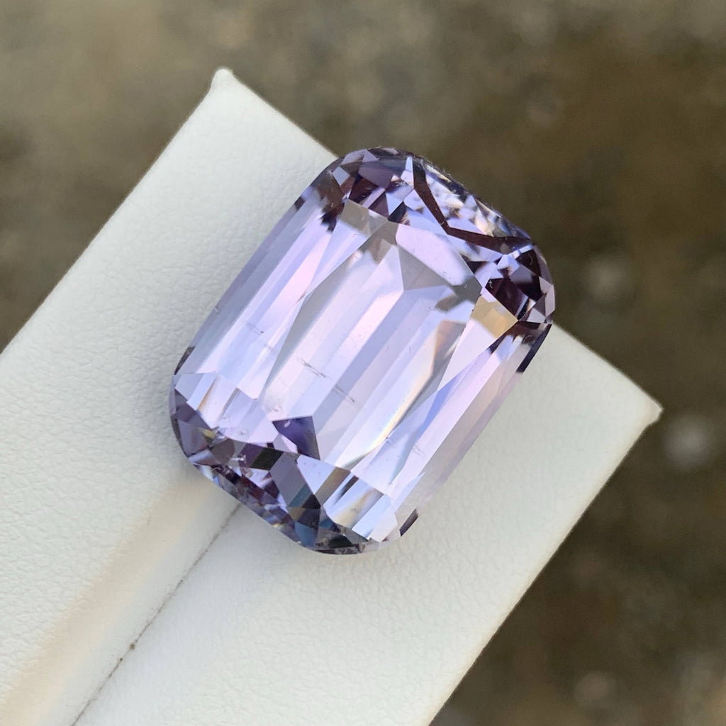 39.00 Carat Natural Loose Purplish No Heat Kunzite Cushion Cut Afghan Gemstone