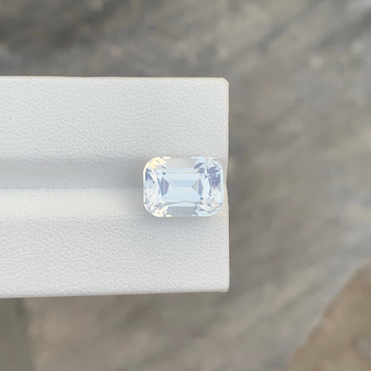 5.30 Carat Milky Quartz Cushion Cut Africa Eye Clean Untreated Gem