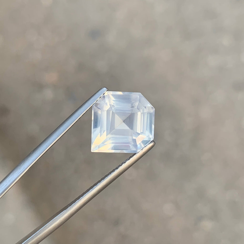 6.40 Carat Milky Quartz Fancy Cut Africa VVS Untreated
