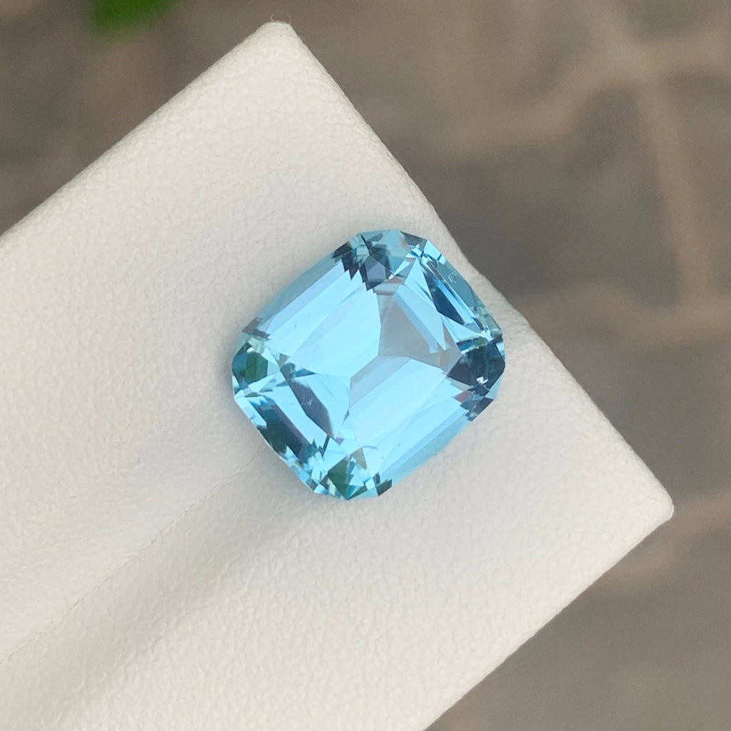 7.75 Ct Sky Blue Topaz Cushion Cut