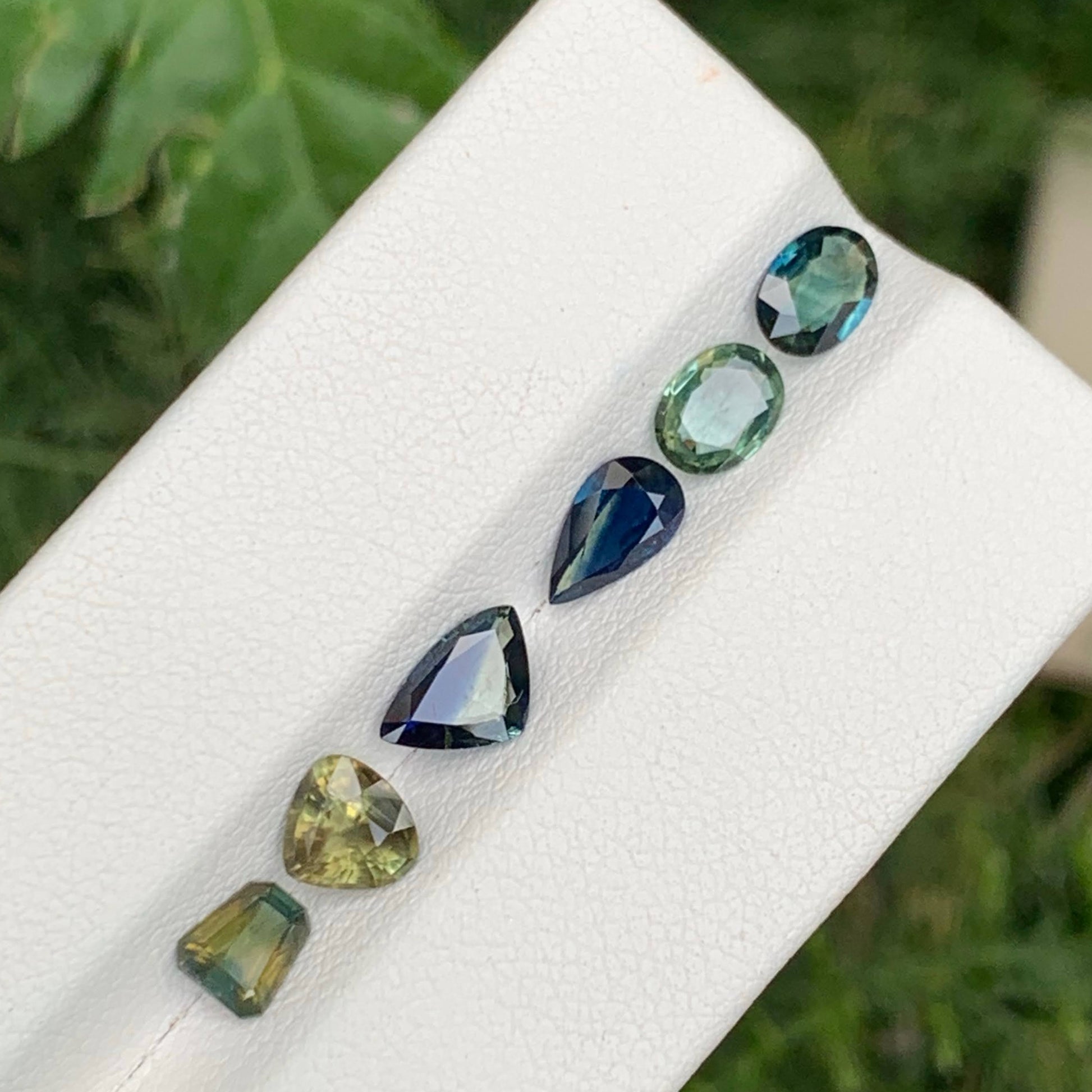 3.45 Ct Natural Loose Teal Sapphire Lot