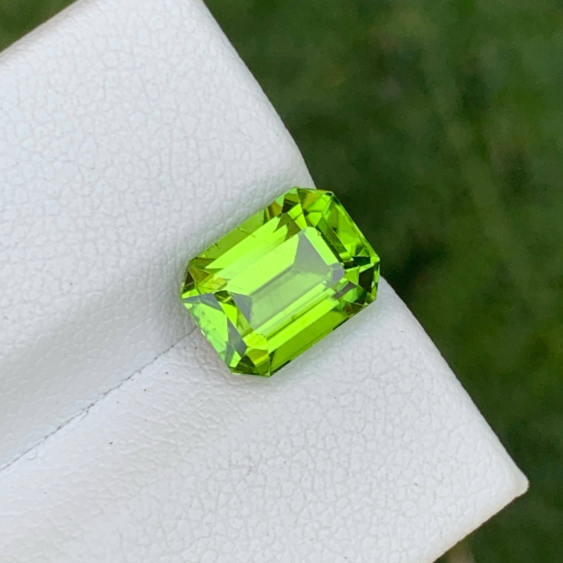 3.65 Carat Apple Green Peridot