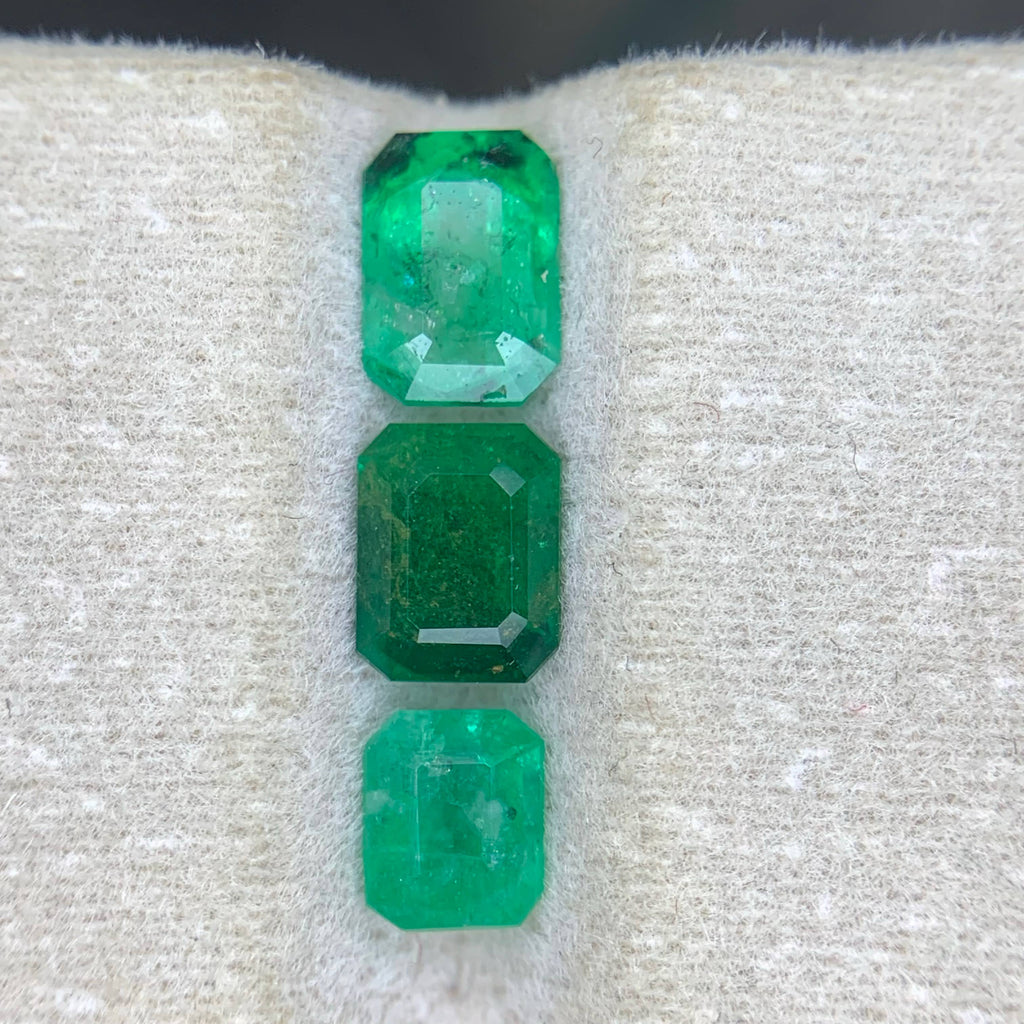 Natural Loose Green Colour Emerald Lot For Jewelry Gemstone