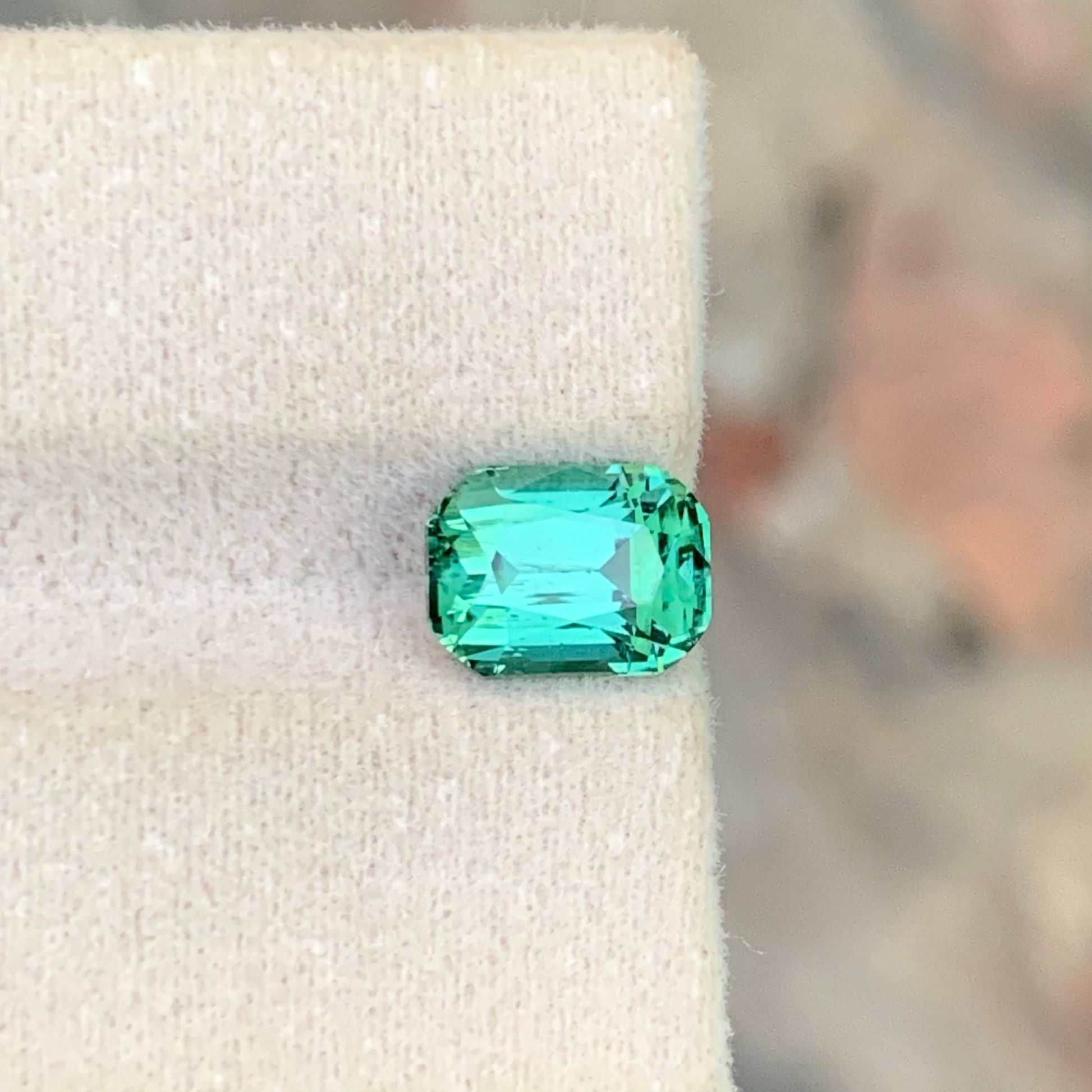 2.75 Carat Greenish Tourmaline Gem 