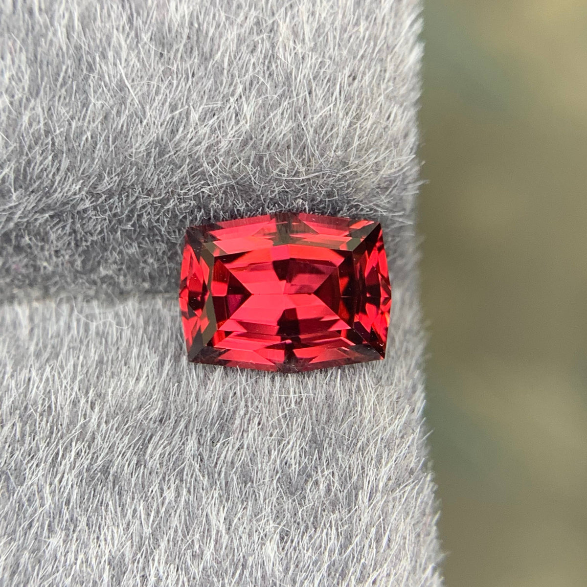 2.10 Carat Loose Sweet Red Garnet – Fancy Cut, African Gemstone