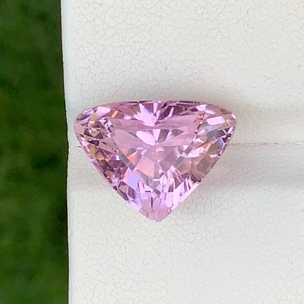 9.80 Carat Trilliant Cut Kunzite