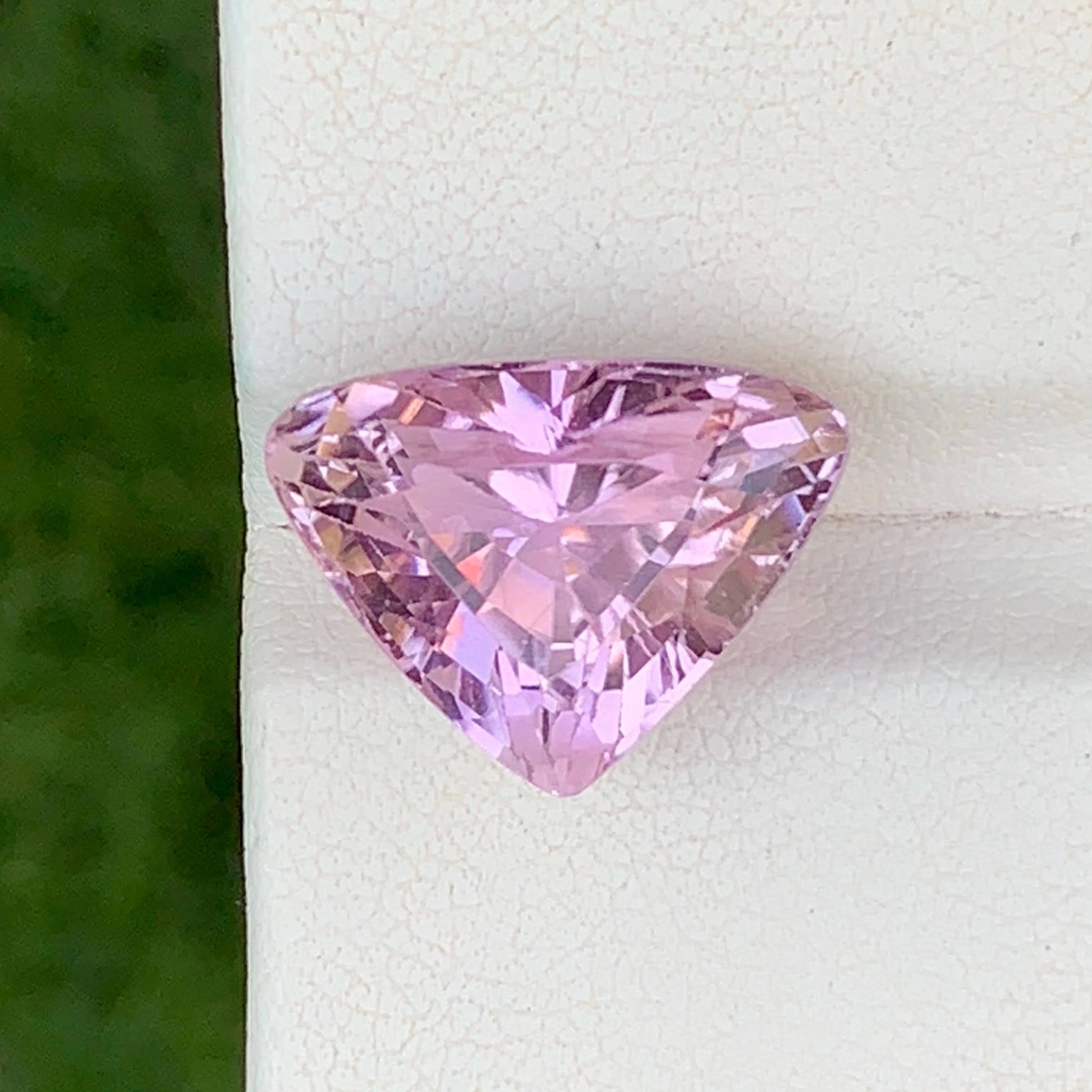 9.80 Carat Trilliant Cut Kunzite