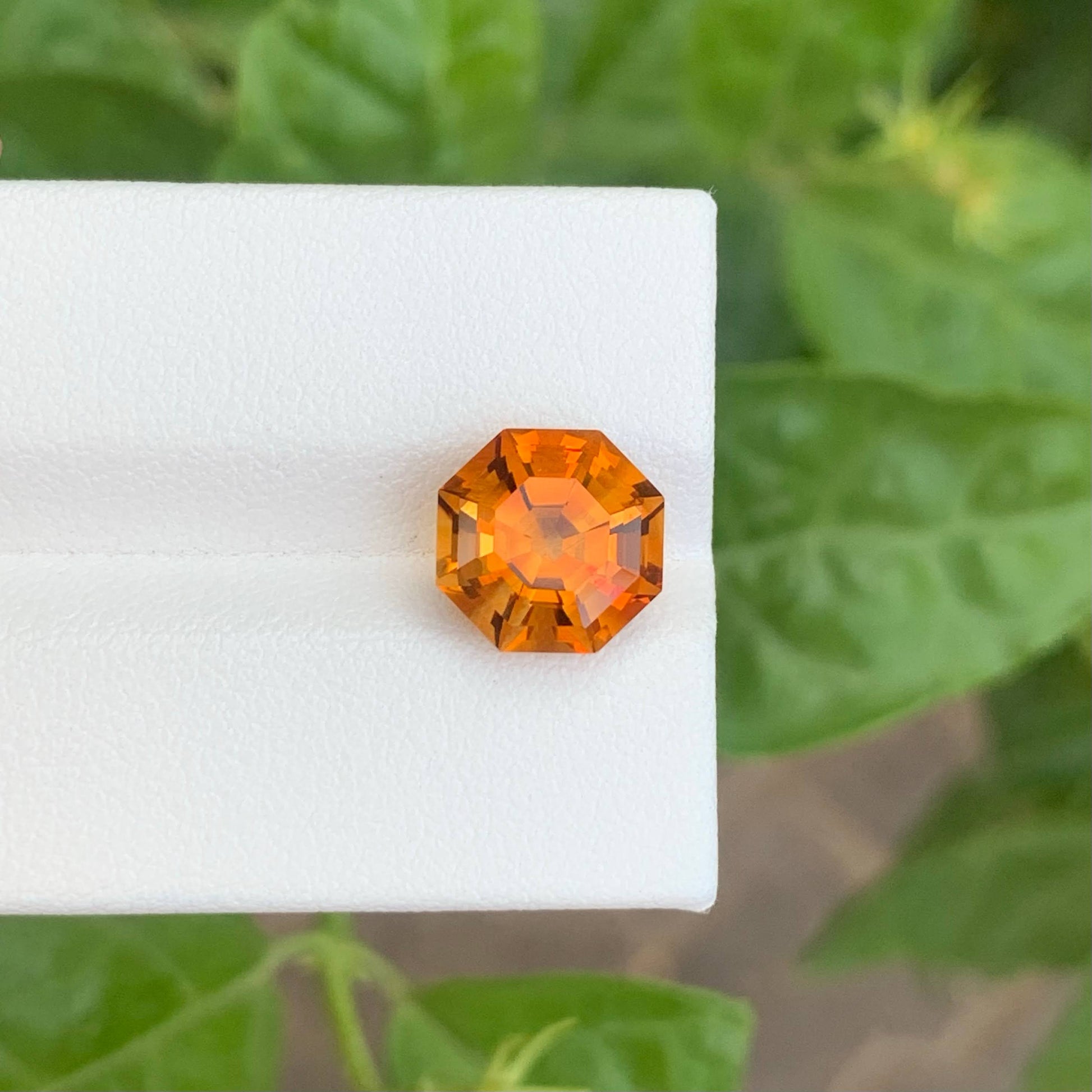 3.90 Carats Madeira Color Citrine
