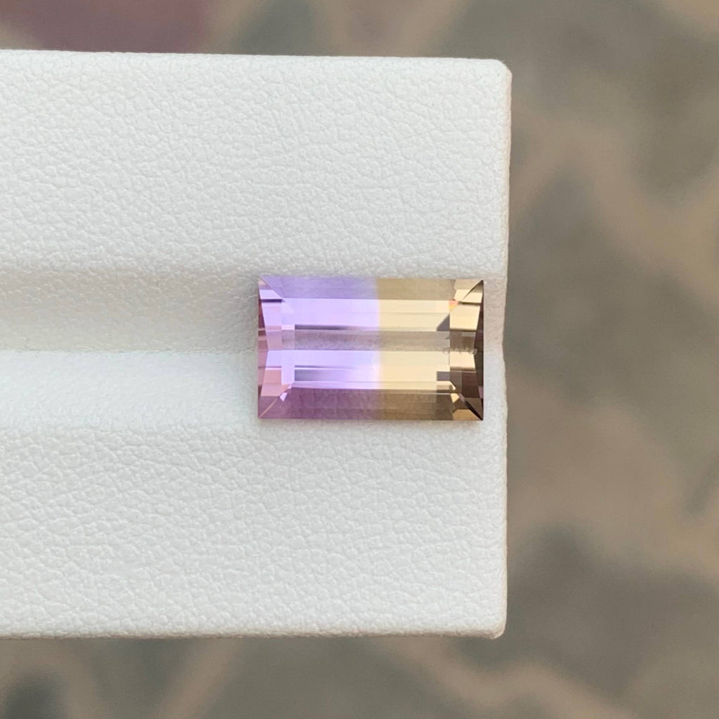 3.90 Ct Bicolor Ametrine Baguette Cut