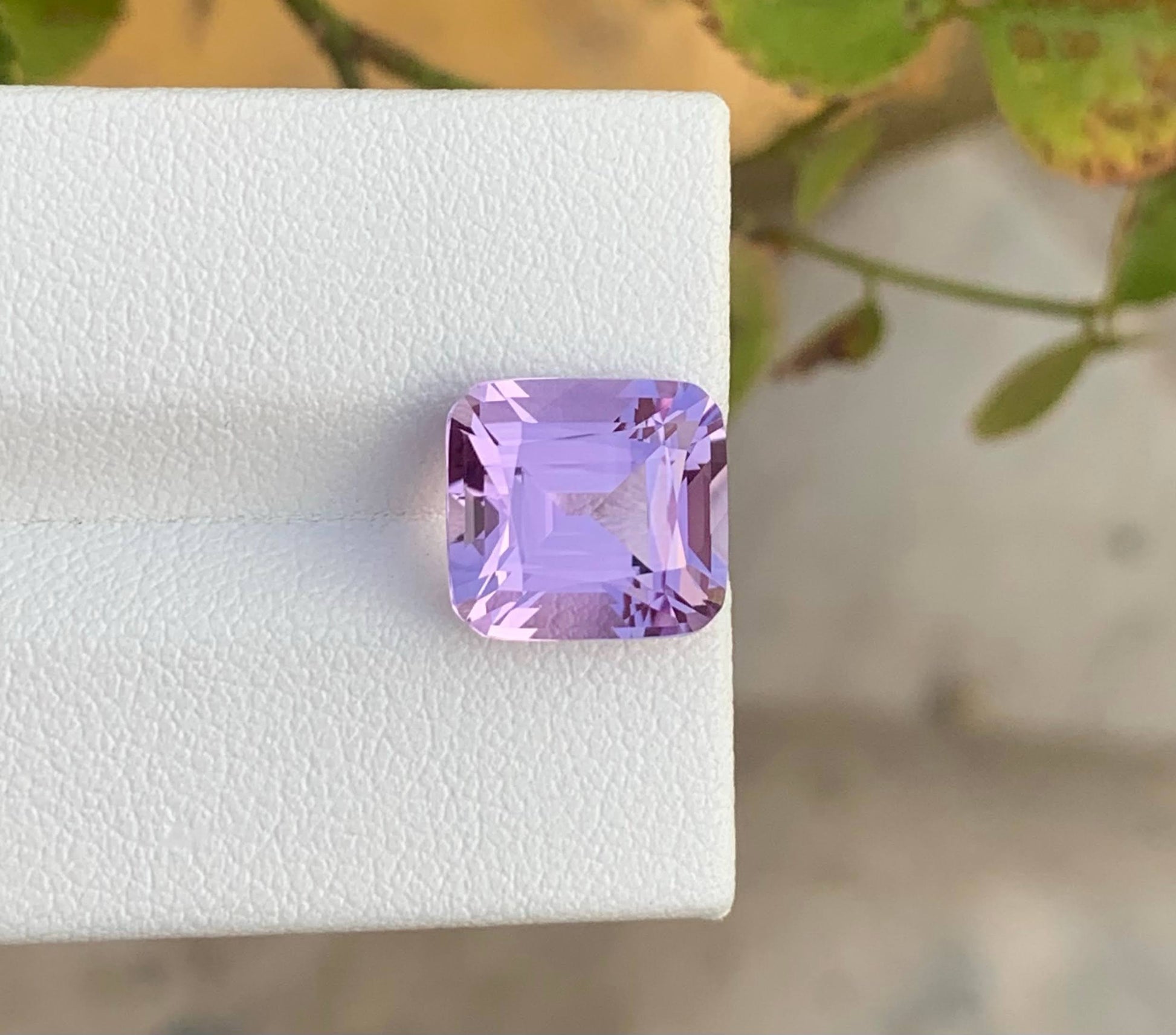 4.85 Ct Natural Purple Kunzite Cushion