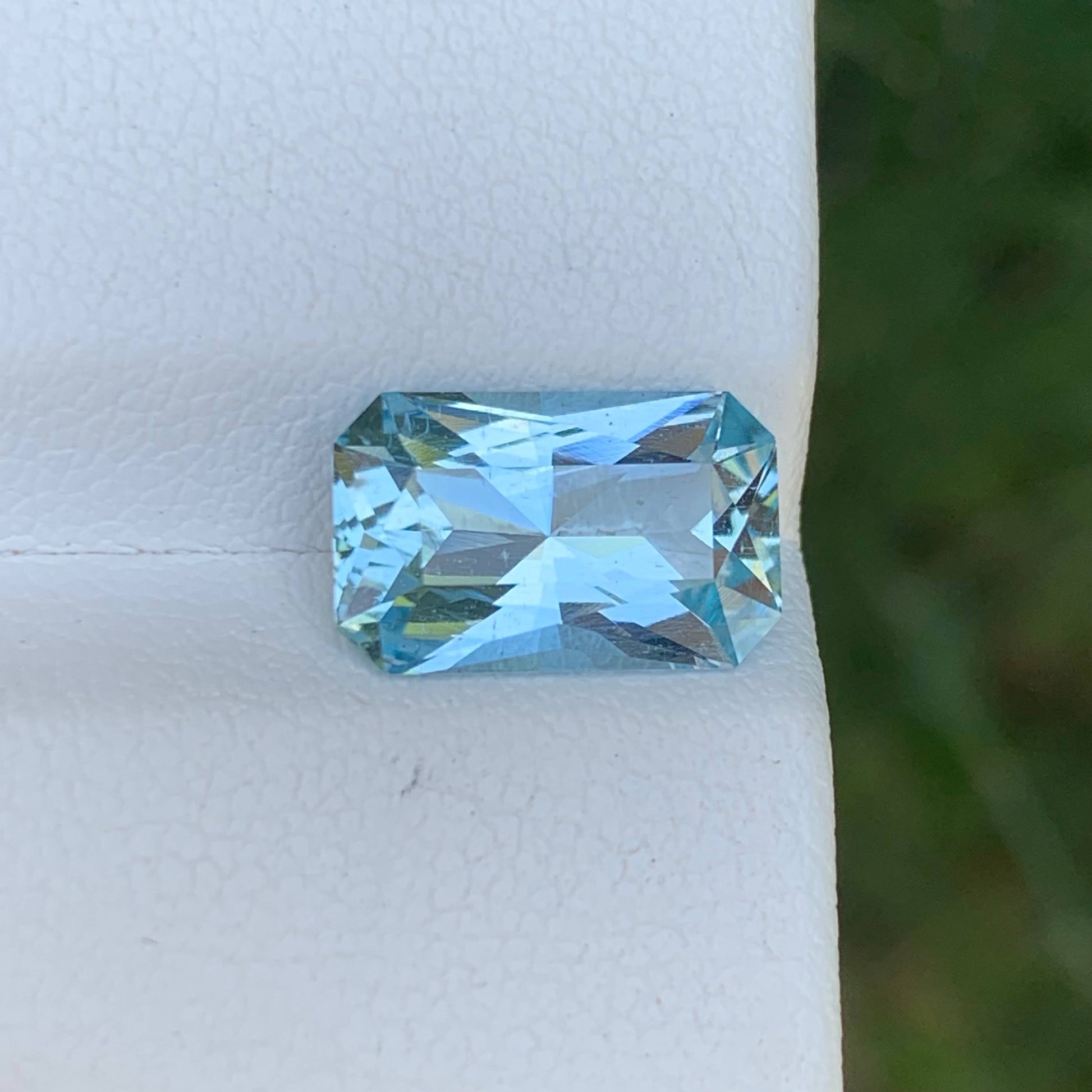 3.45 Carats Fancy Blue Aquamarine