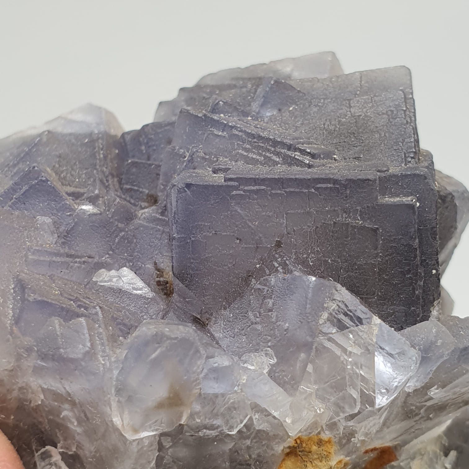Adorable Aggregate Of Fluorite Cubes With Nice Zonings