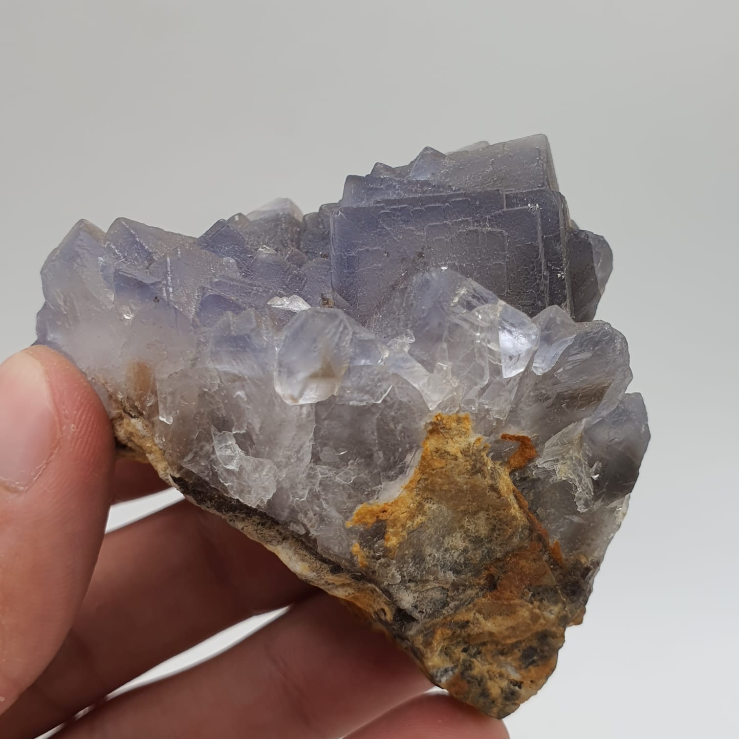 Adorable Aggregate Of Fluorite Cubes With Nice Zonings