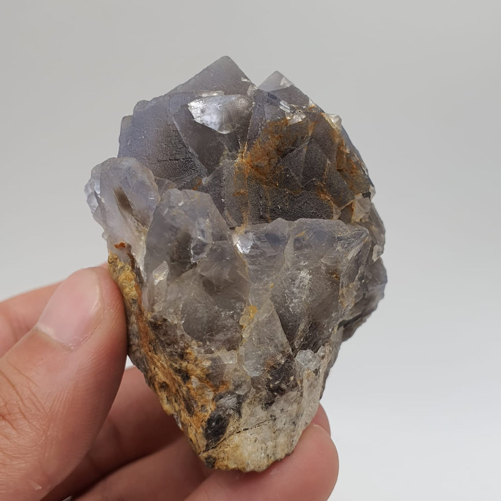 Adorable Aggregate Of Fluorite Cubes With Nice Zonings
