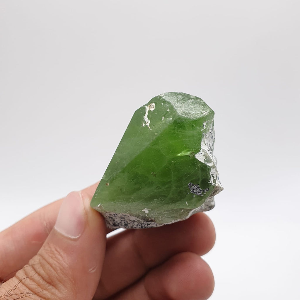 Apple Green Magnificently Complex Form For Gem Peridot