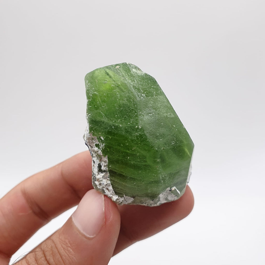 Apple Green Magnificently Complex Form For Gem Peridot