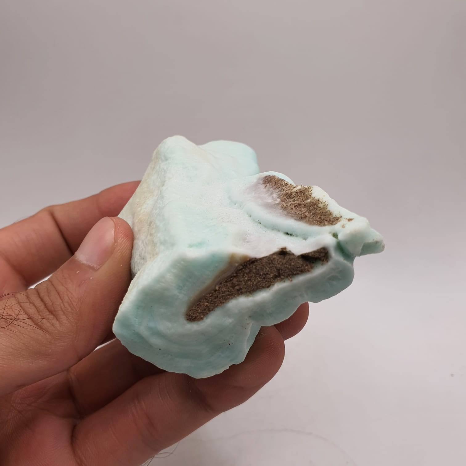 Attractive And Interesting Crystallography For Blue Aragonite