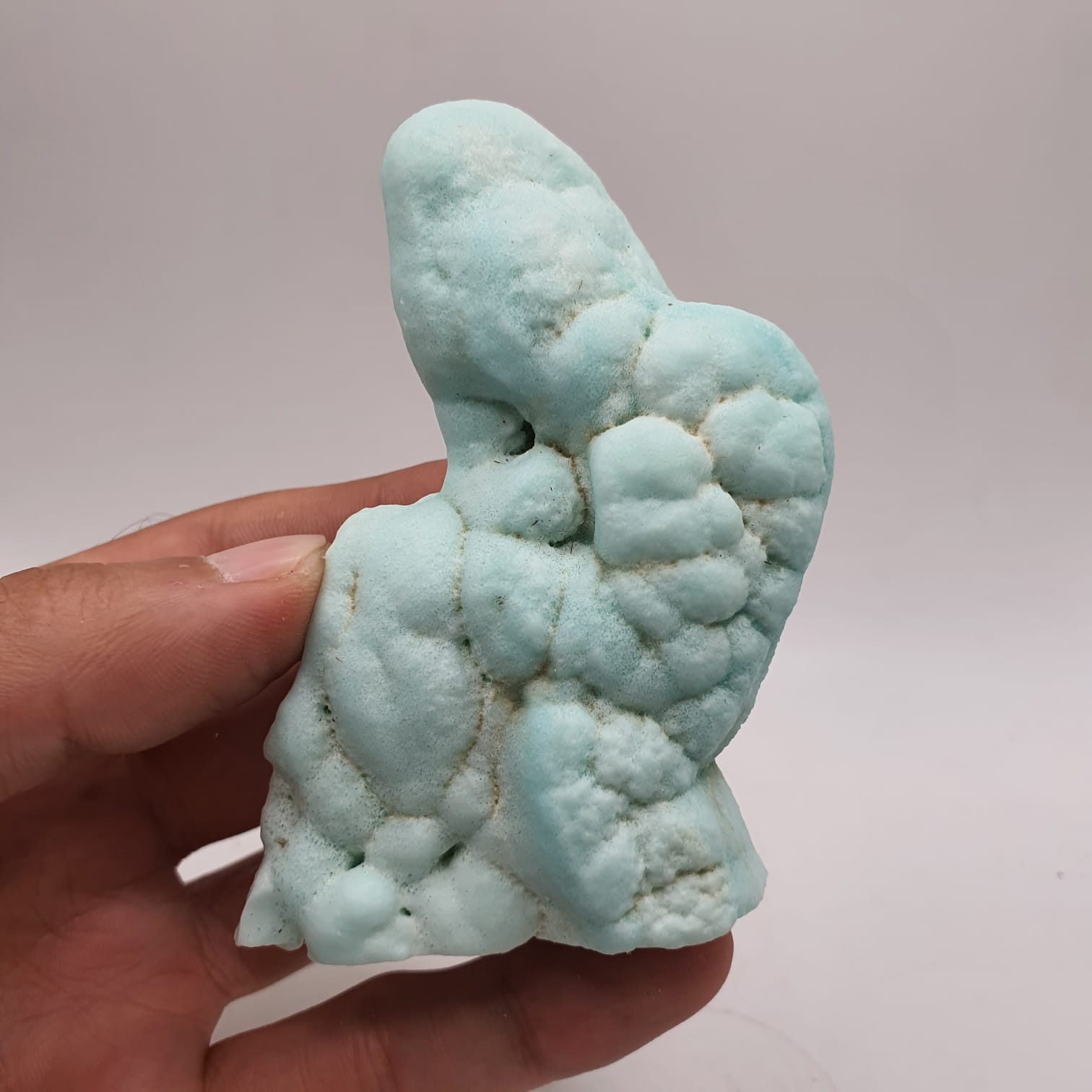 Attractive And Interesting Crystallography For Blue Aragonite