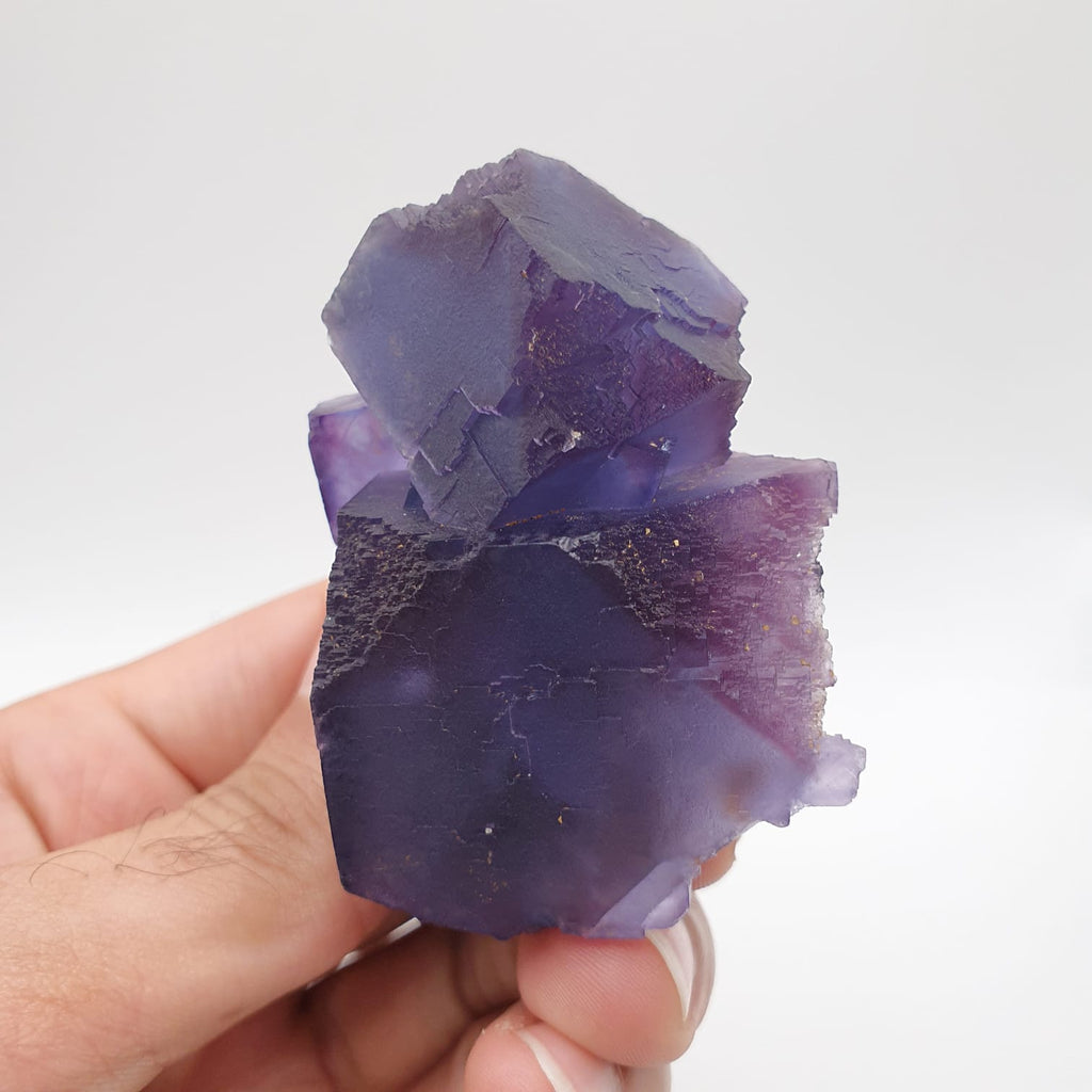Colorful And Adorable Aggregate Of Fluorite Cubes
