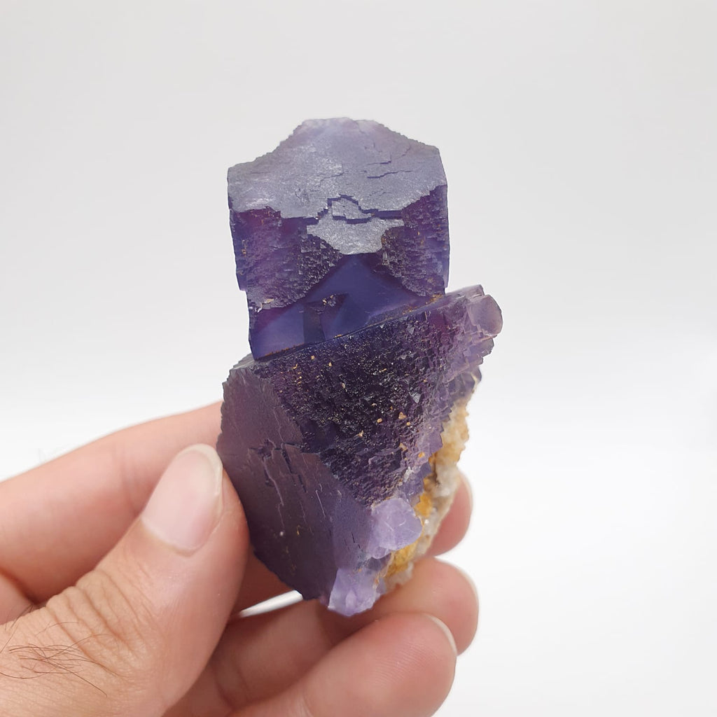 Colorful And Adorable Aggregate Of Fluorite Cubes