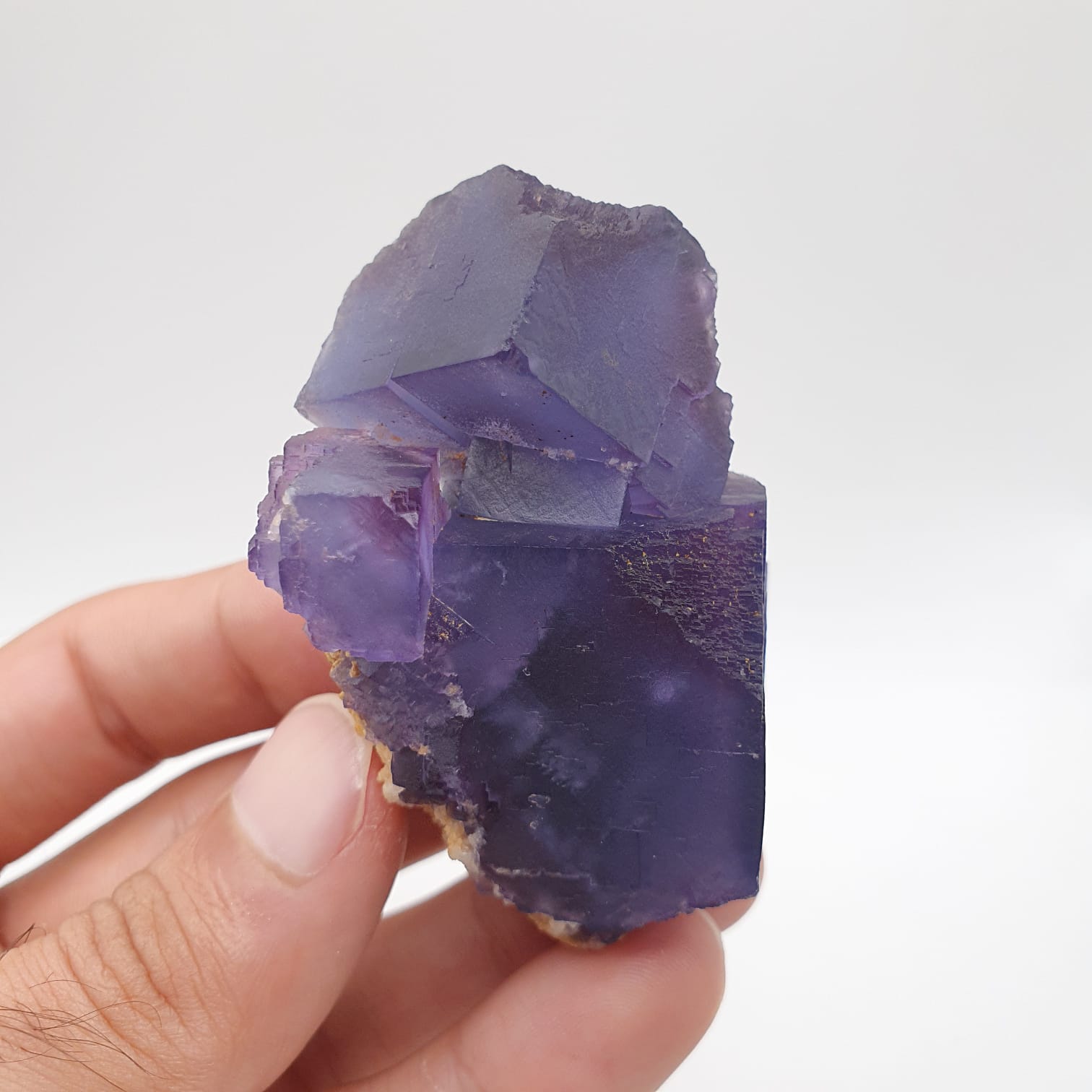 Colorful And Adorable Aggregate Of Fluorite Cubes