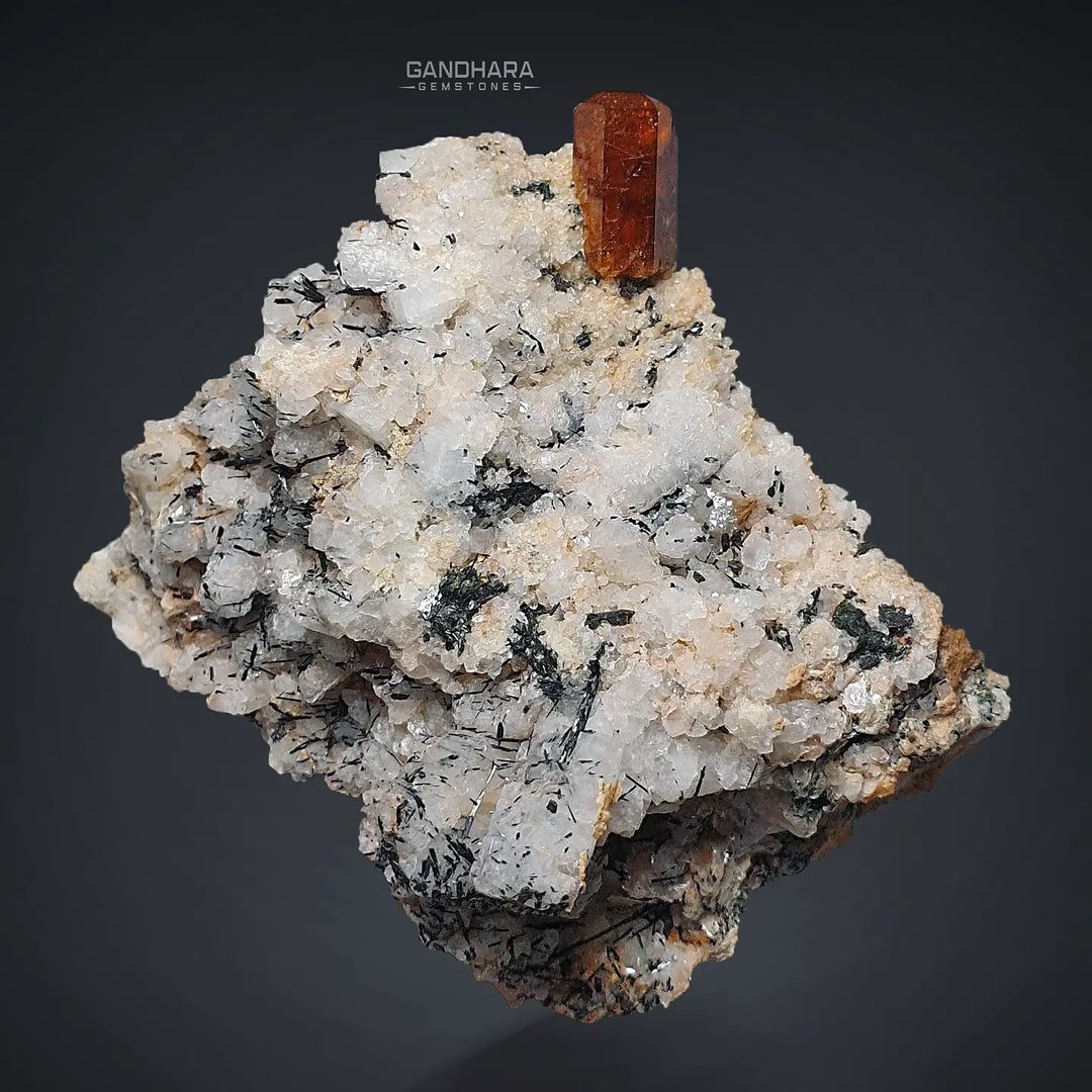 Gemmy Bastnasite Crystal on Matrix