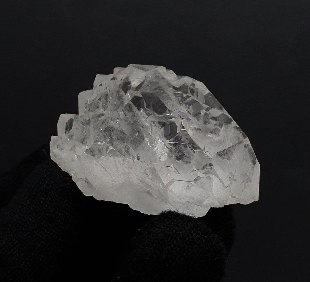 Glassy Faced Double Terminated Gwindel Quartz With Natural Art On Surface