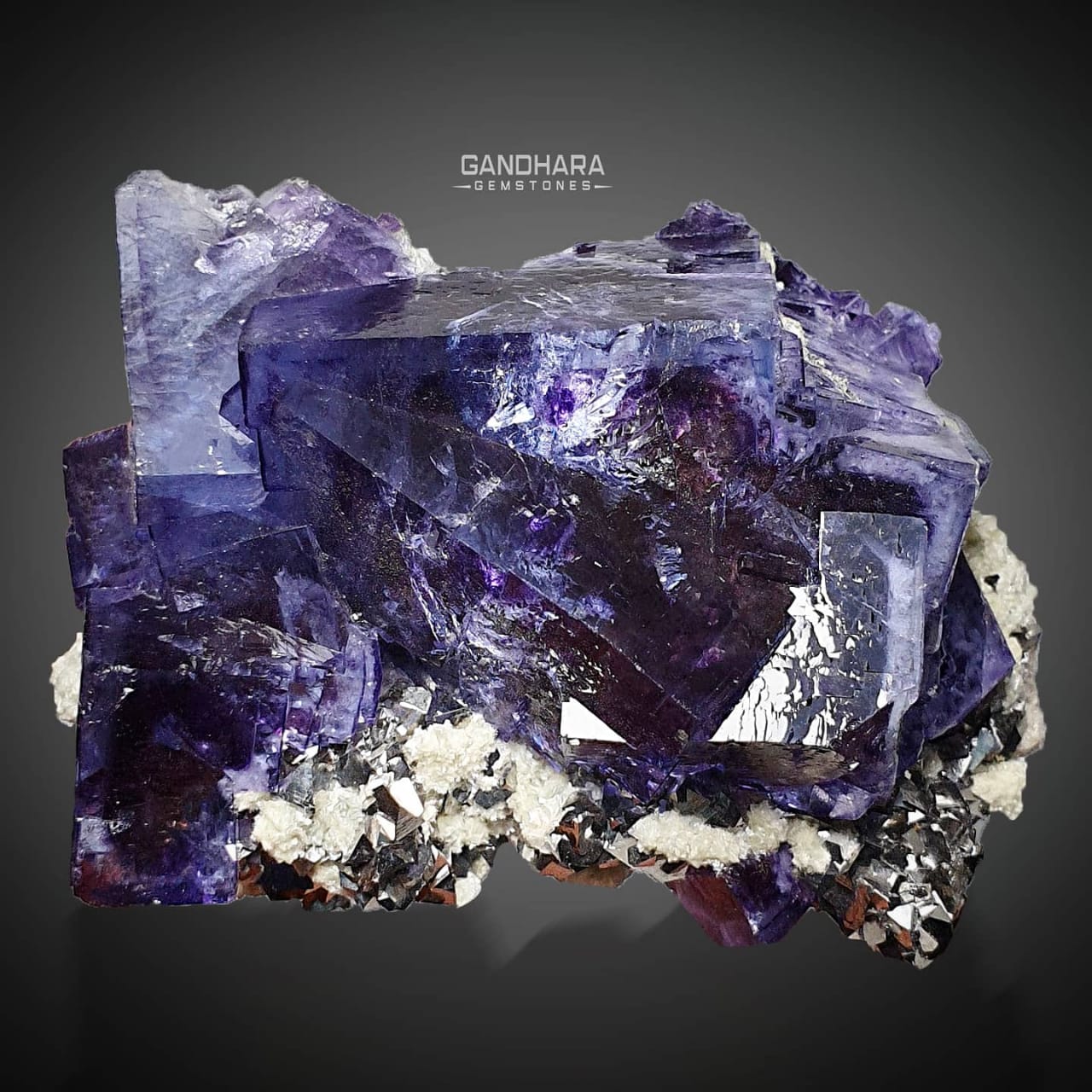 116 Grams Gorgeous Fluorite Crystals with Dolomite and Pyrite