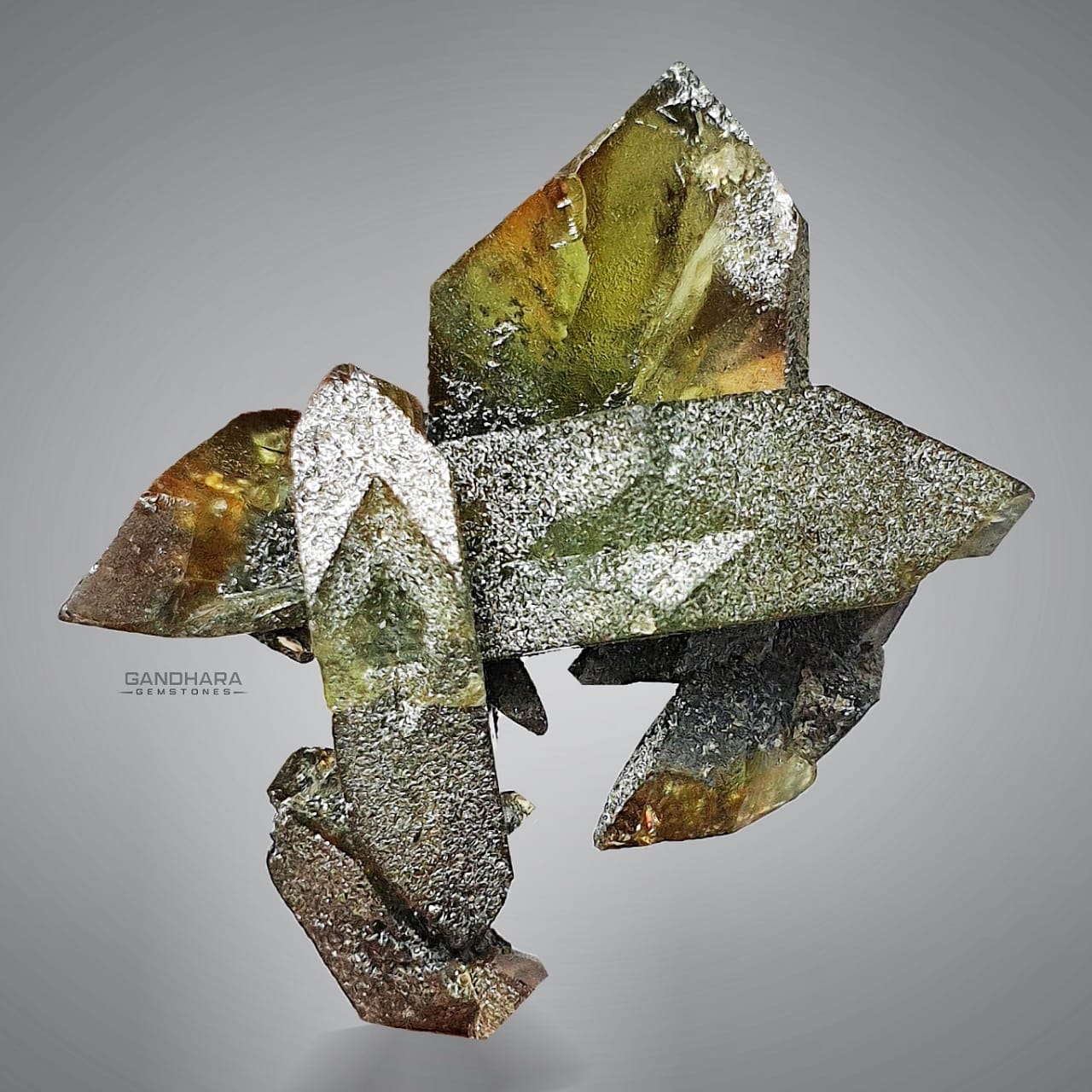 7 Grams Gorgeous Sphene Crystals Cluster