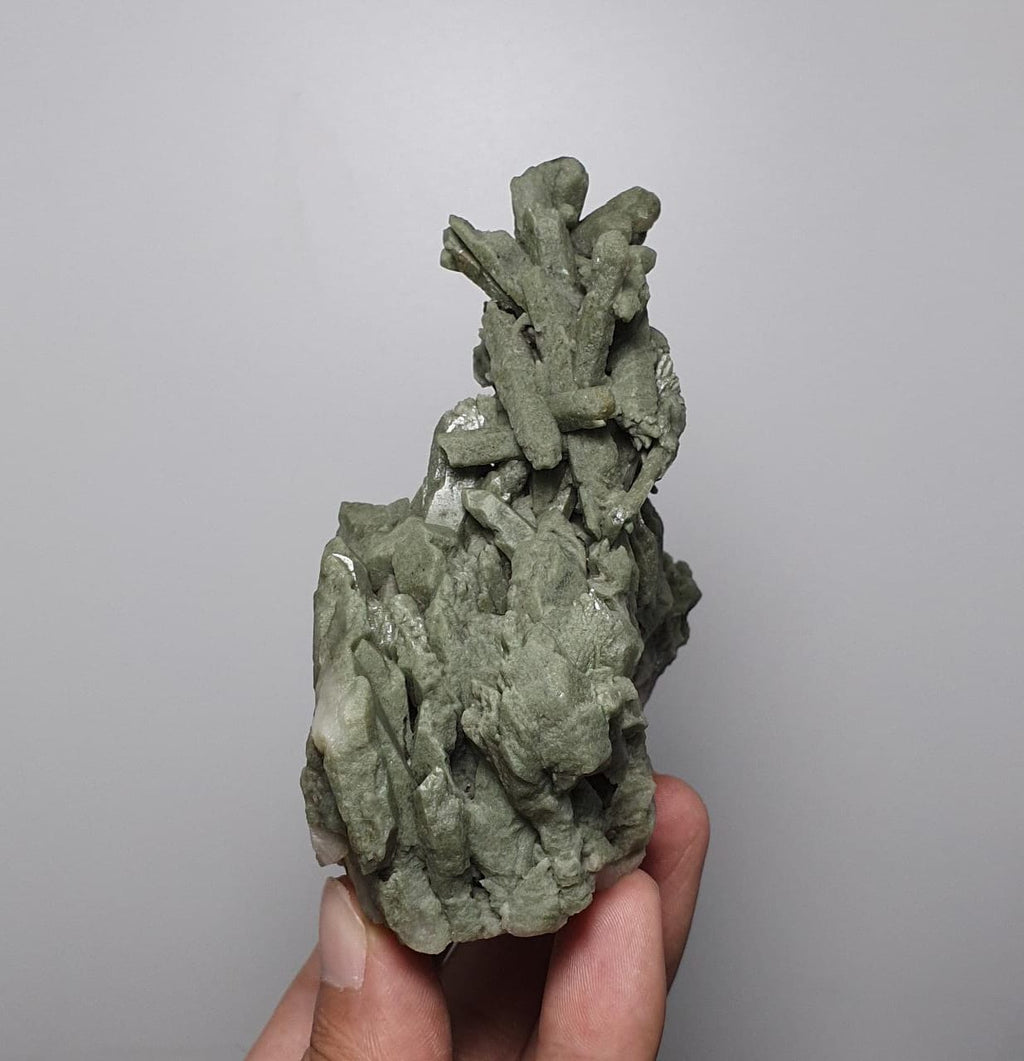 Gorgeous Chlorite Quartz Network of Crystals on Matrix