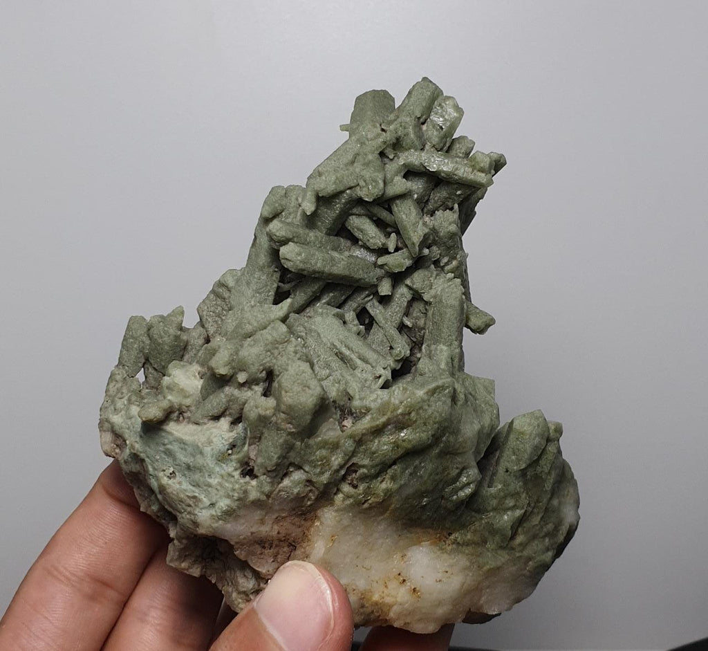 Gorgeous Chlorite Quartz Network of Crystals on Matrix