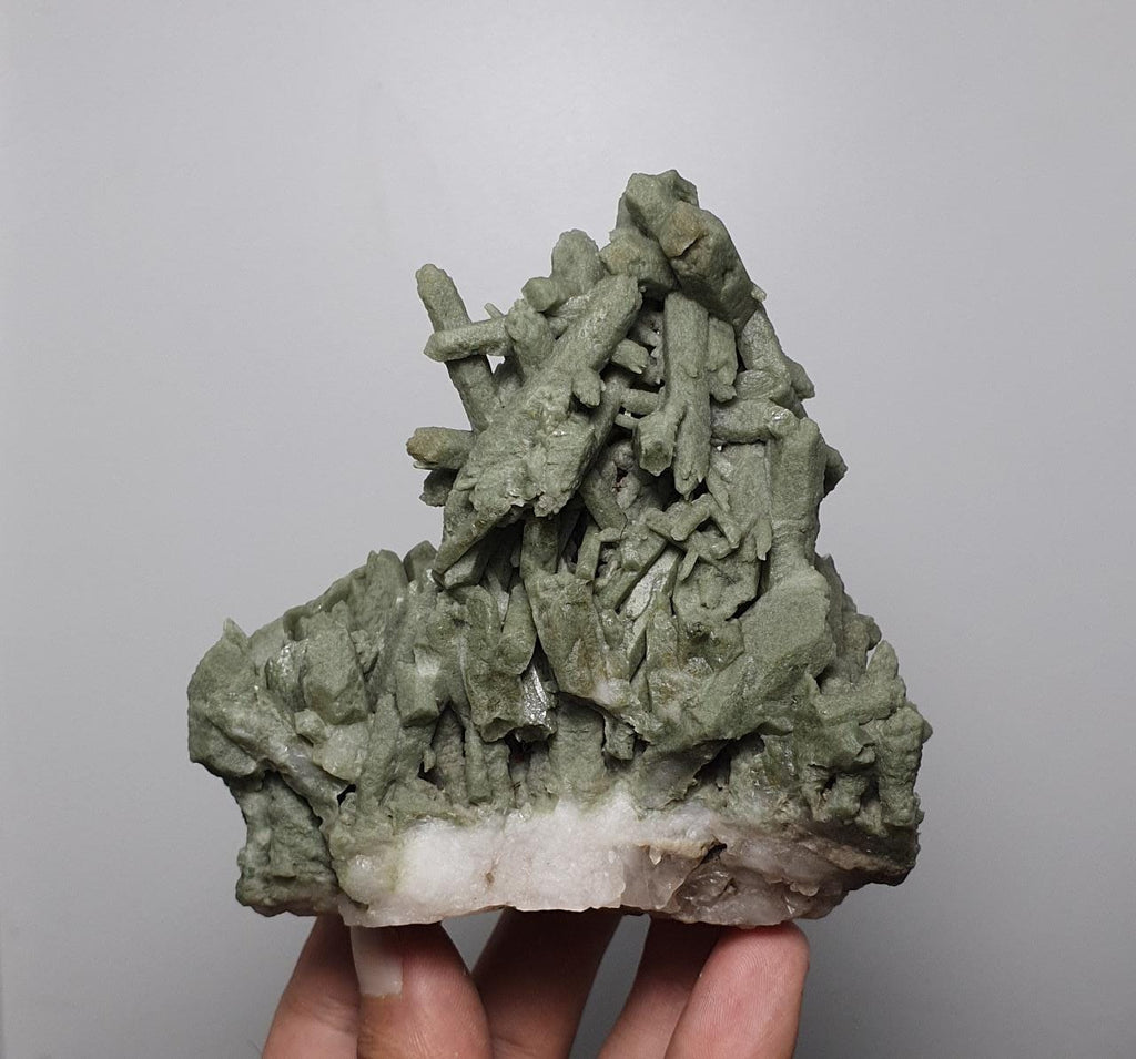 Gorgeous Chlorite Quartz Network of Crystals on Matrix
