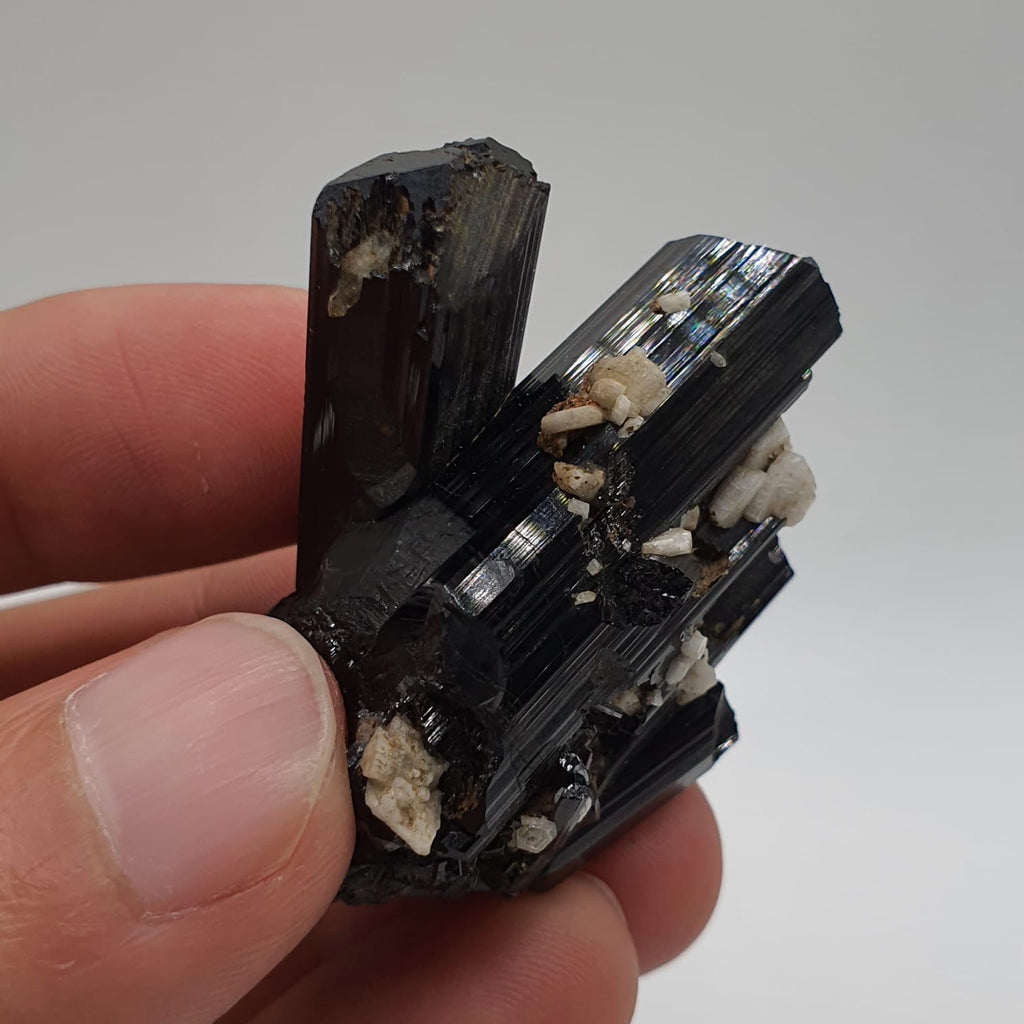 Gorgeous Intergrown Schorl Aka Black Tourmaline Crystals