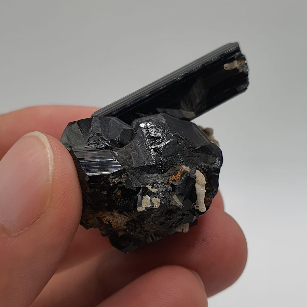 Gorgeous Intergrown Schorl Aka Black Tourmaline Crystals