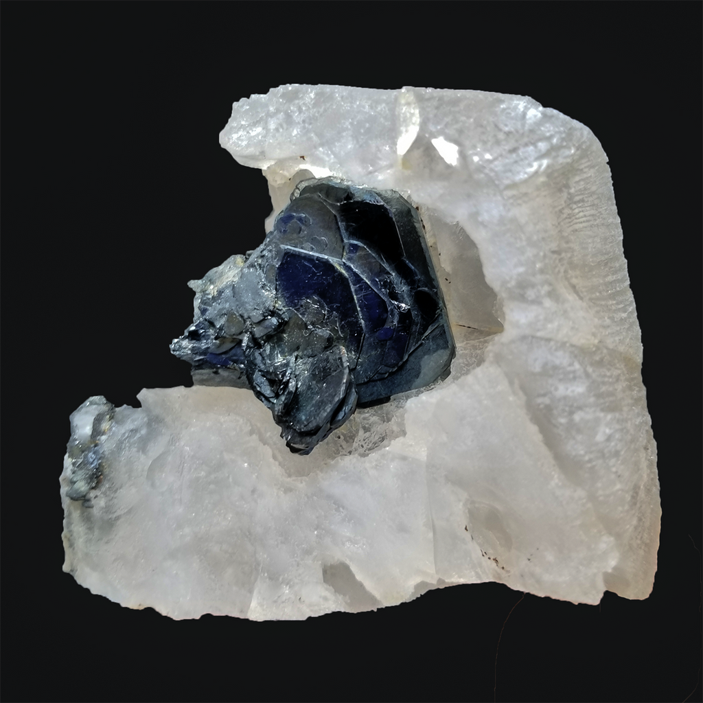 146 Grams Beautiful Hematite grow inside Calcite with amazing striations