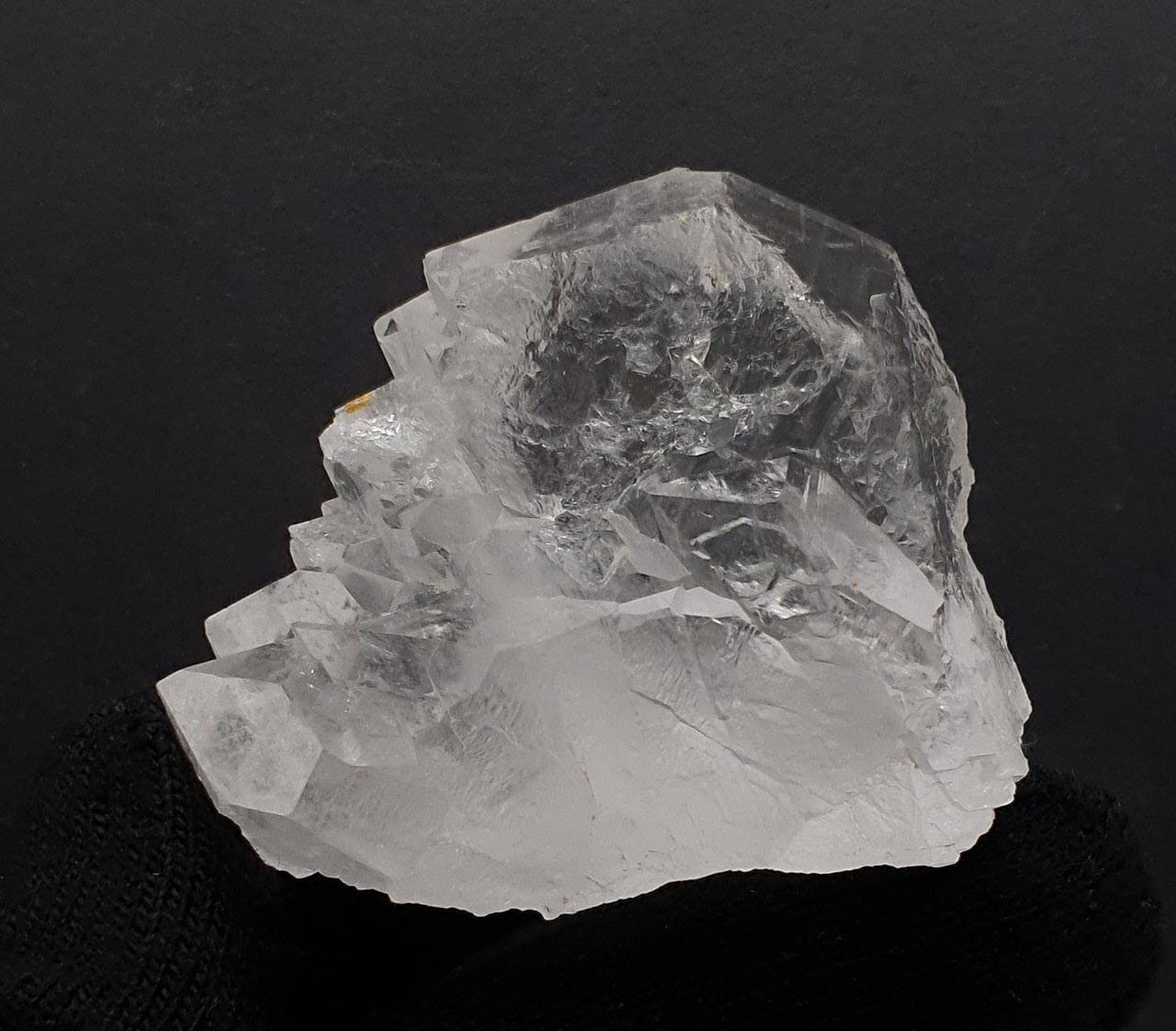 Icey And Impressive Piece Of Gwindel Quartz With Magnificent Wet Luster