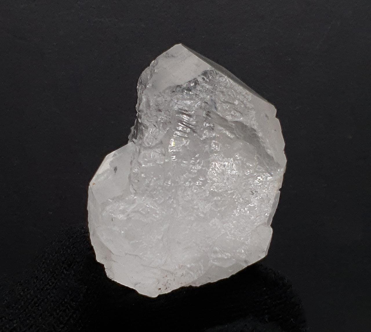 Icey And Impressive Piece Of Gwindel Quartz With Magnificent Wet Luster