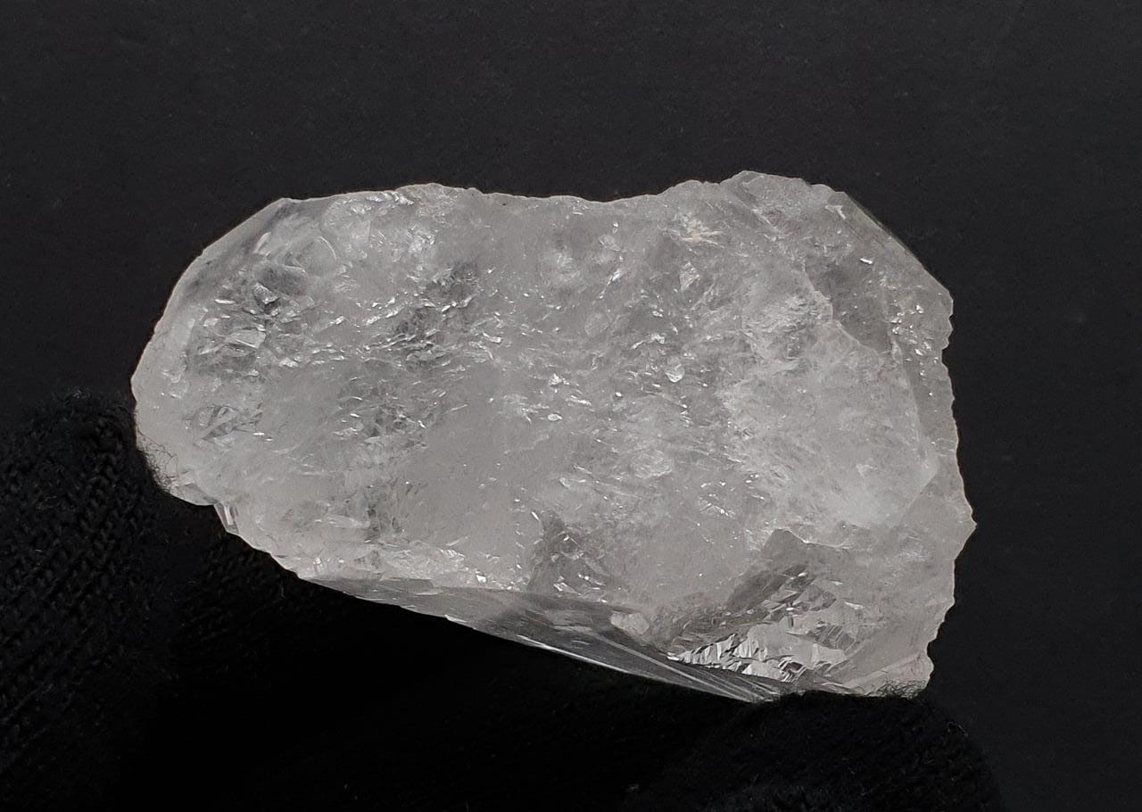 Icey And Impressive Piece Of Gwindel Quartz With Magnificent Wet Luster