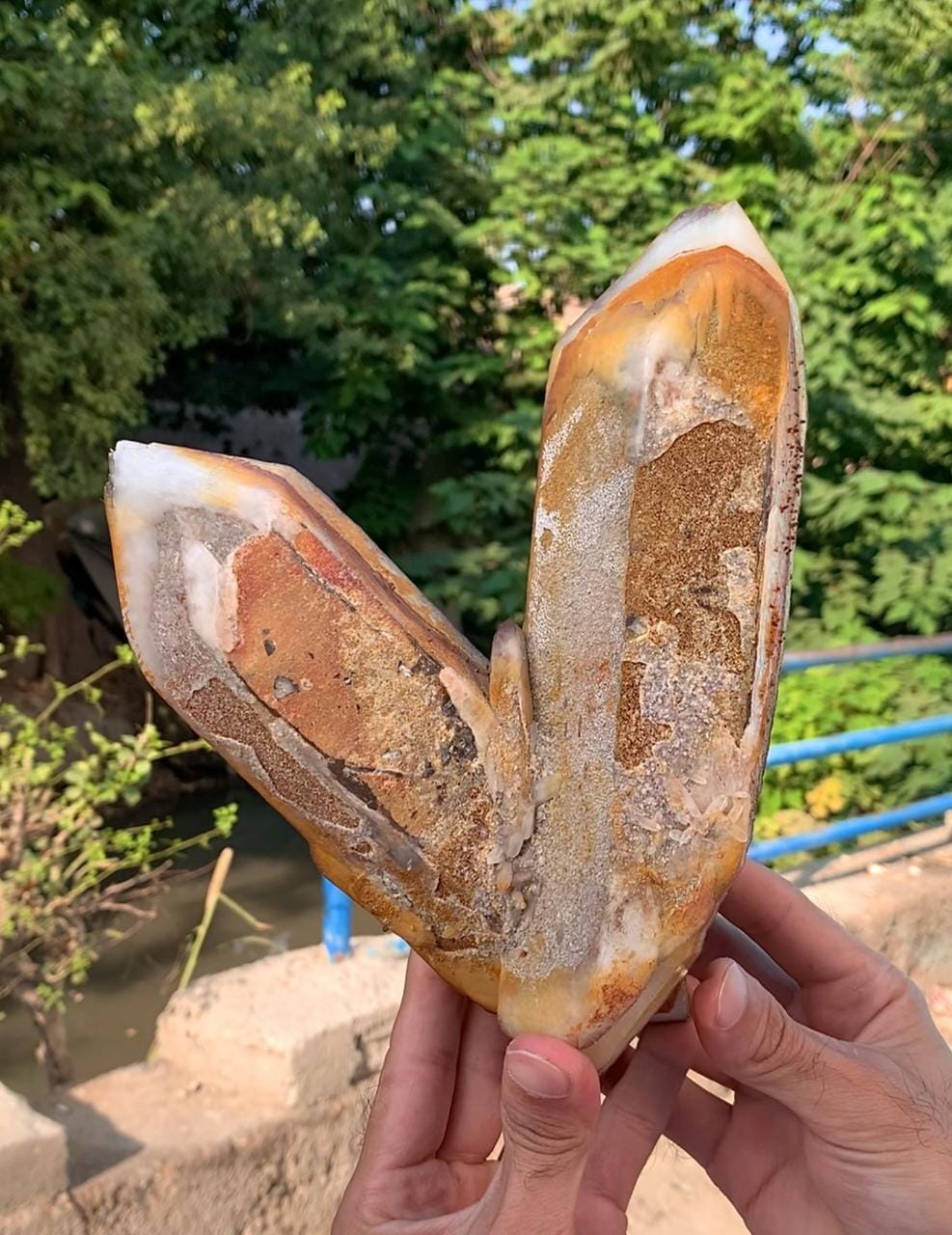 Impressive And Aesthetic V-Shaped Double Terminated Quartz Specimen