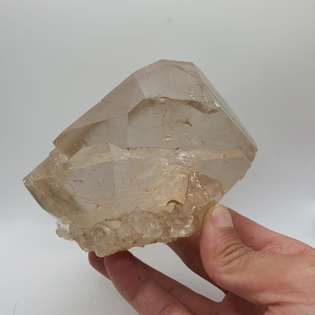 Impressive And Museum Grade Gwindel Quartz With Saturated Color And Clarity